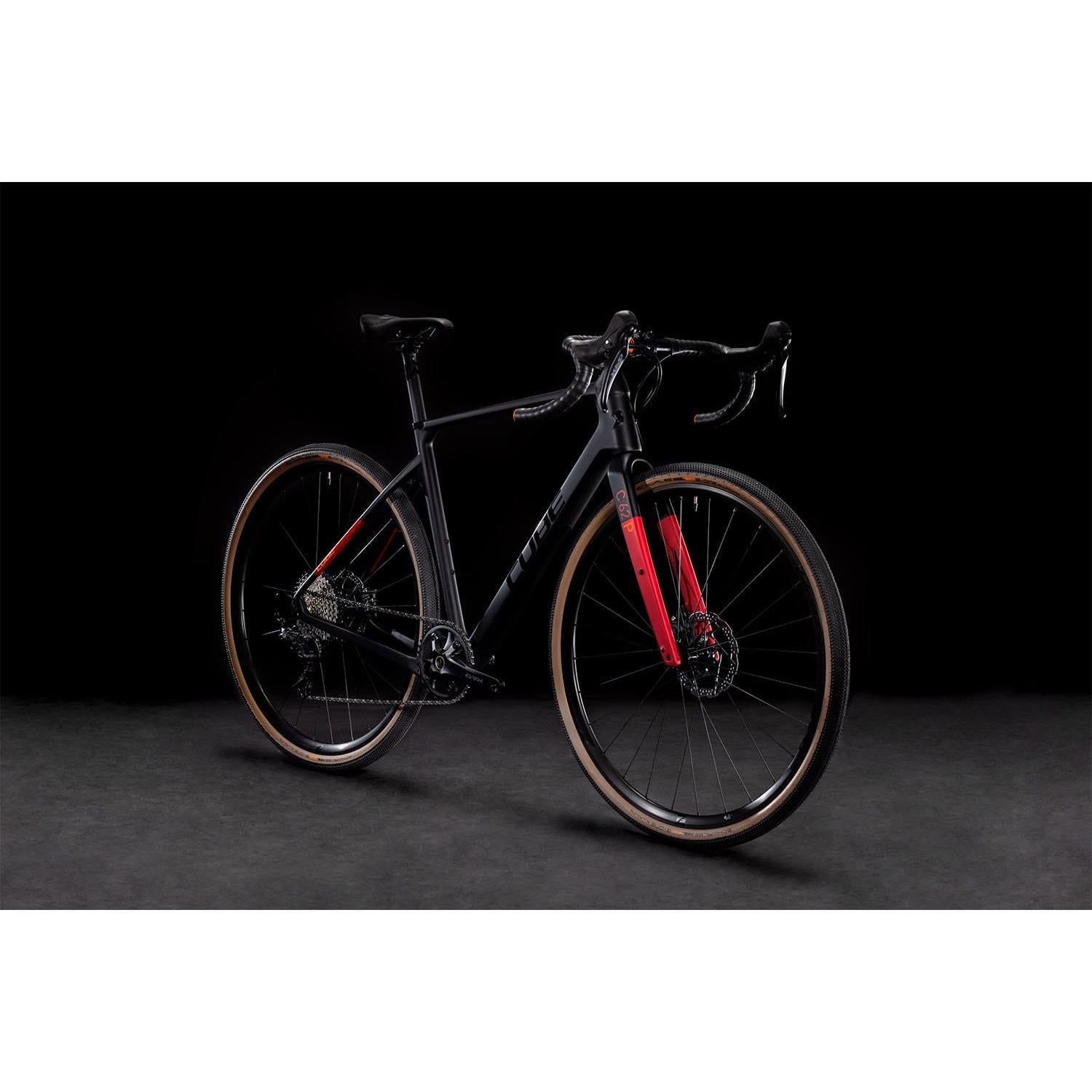 Cube Nuroad C:62 Pro Gravel Bike Carbon 'n' Red – 99 Bikes