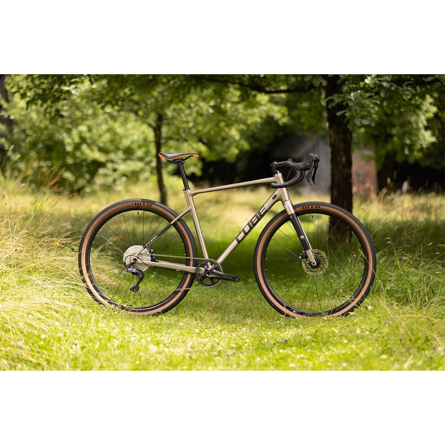 Cube Nuroad EX Gravel Bike Flashstone 'n' Orange – 99 Bikes