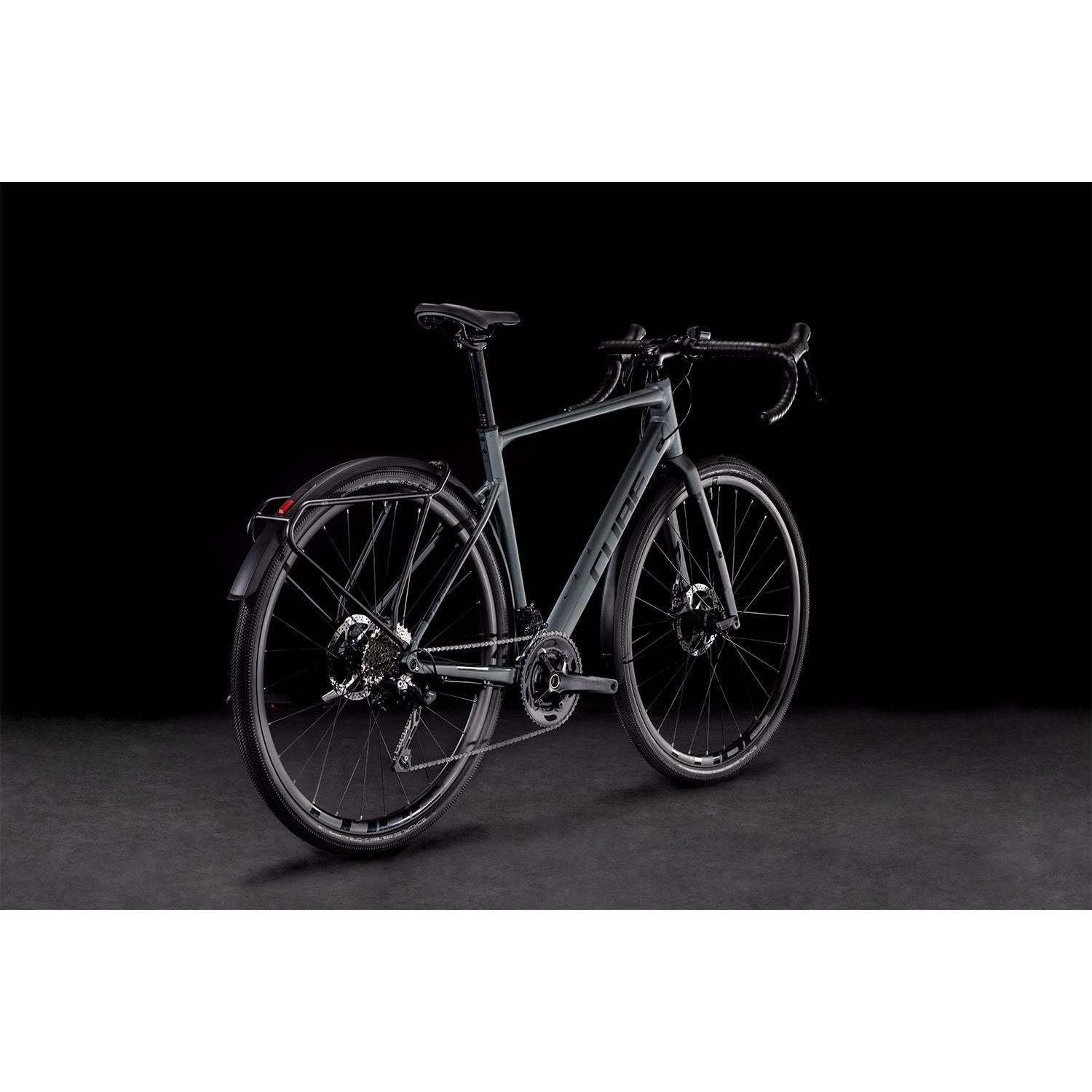 cube nuroad pro fe gravel bike Cube Nuroad Pro FE Gravel Bike Inkgrey 'n' Black – 99 Bikes