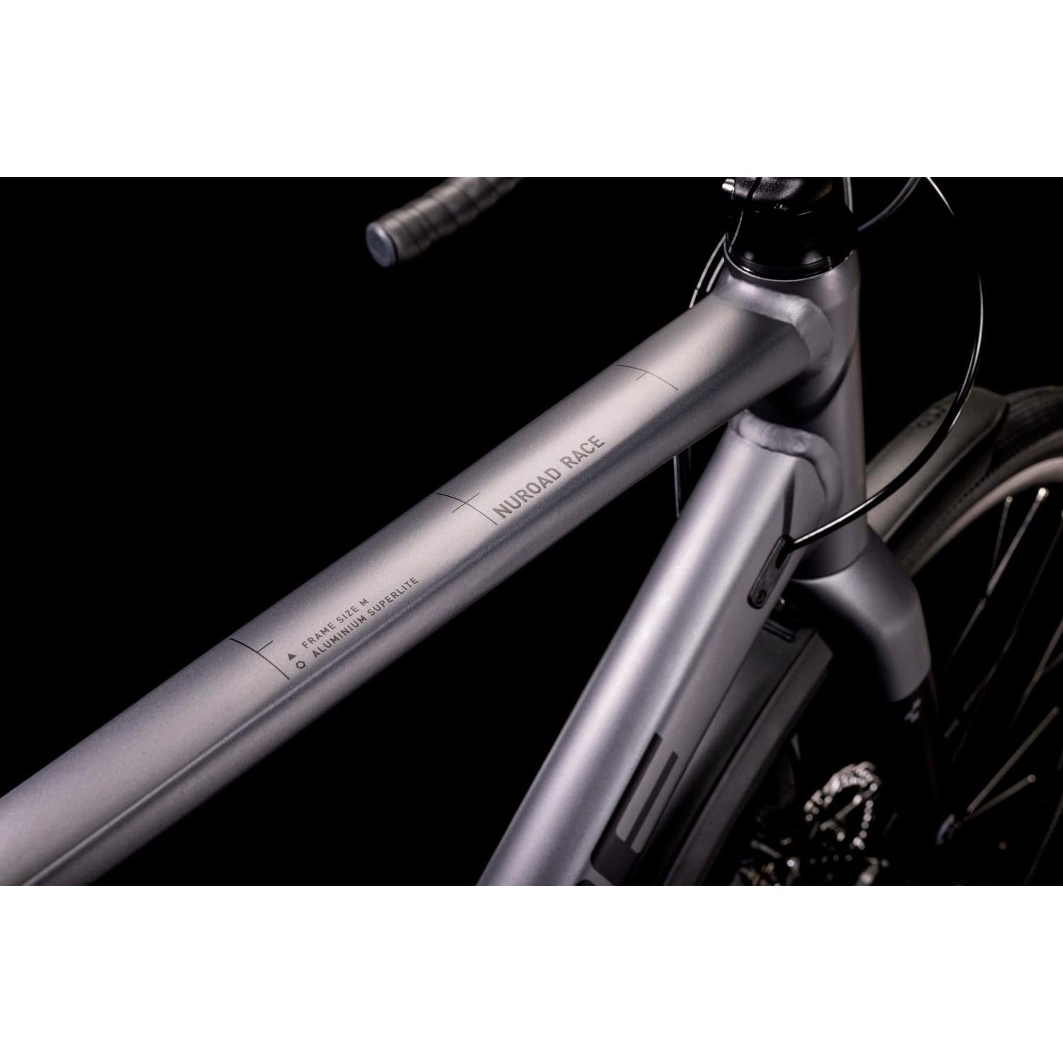 Cube Nuroad Race FE Gravel Bike Grey 'n' Black