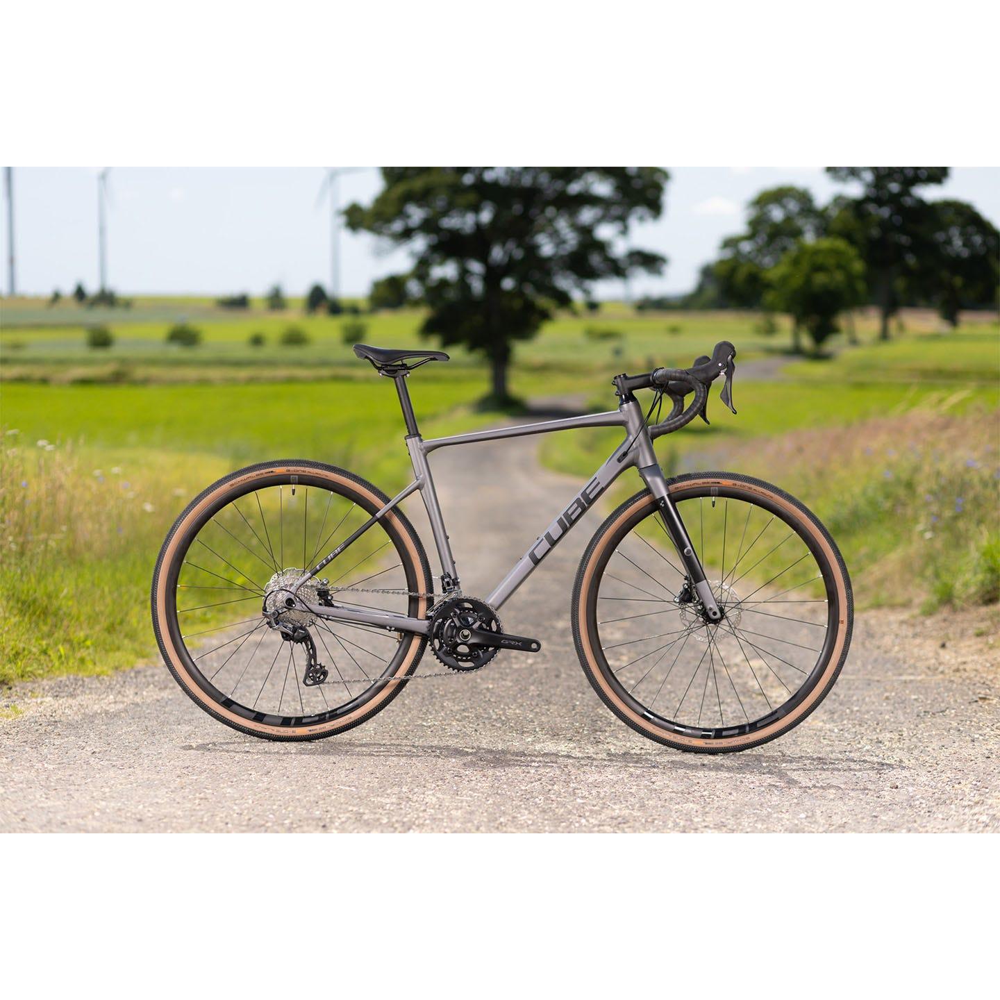 Cube Nuroad Race Gravel Bike Grey 'n' Black