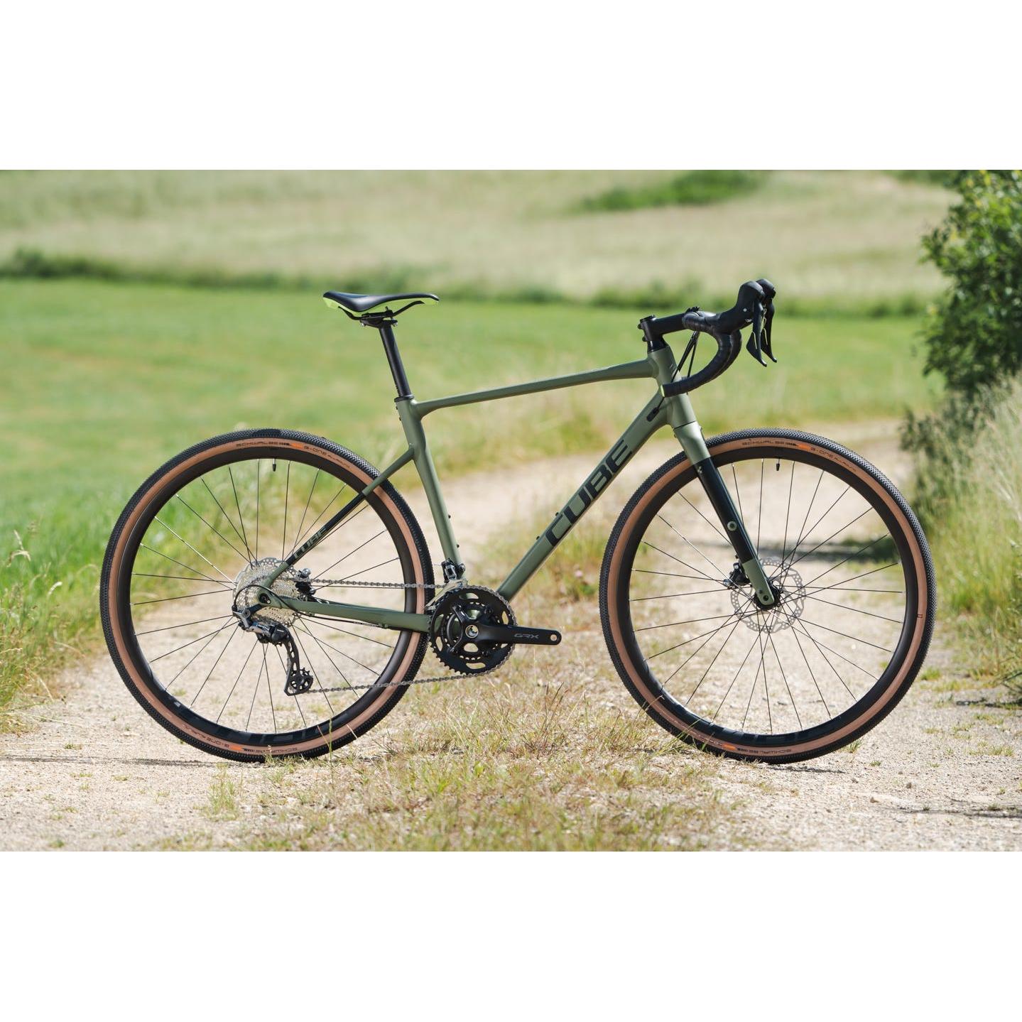 Cube Nuroad Race Gravel Bike Olive 'n' Black
