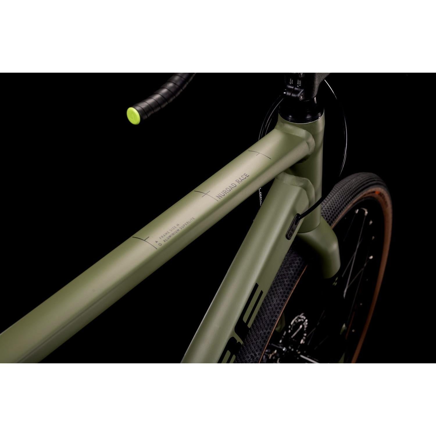 Cube Nuroad Race Gravel Bike Olive 'n' Black