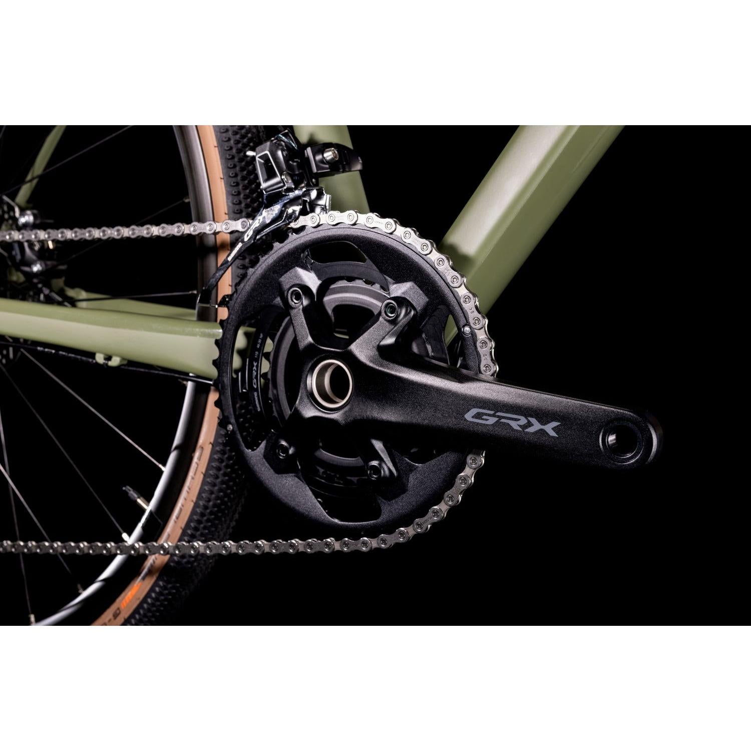Cube Nuroad Race Gravel Bike Olive 'n' Black