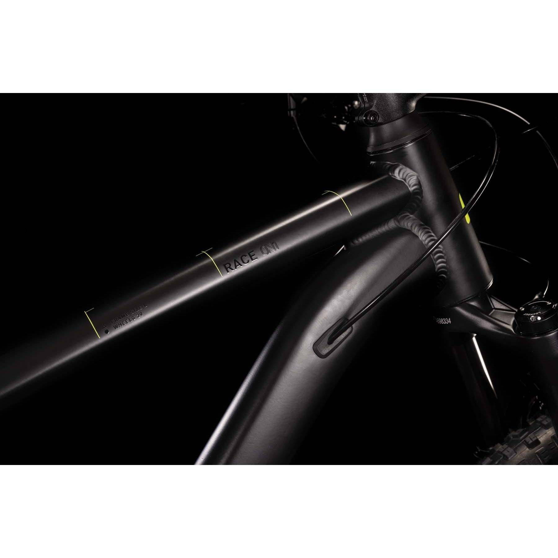 Cube Race ONE Hardtail Mountain Bike Black Flashyellow