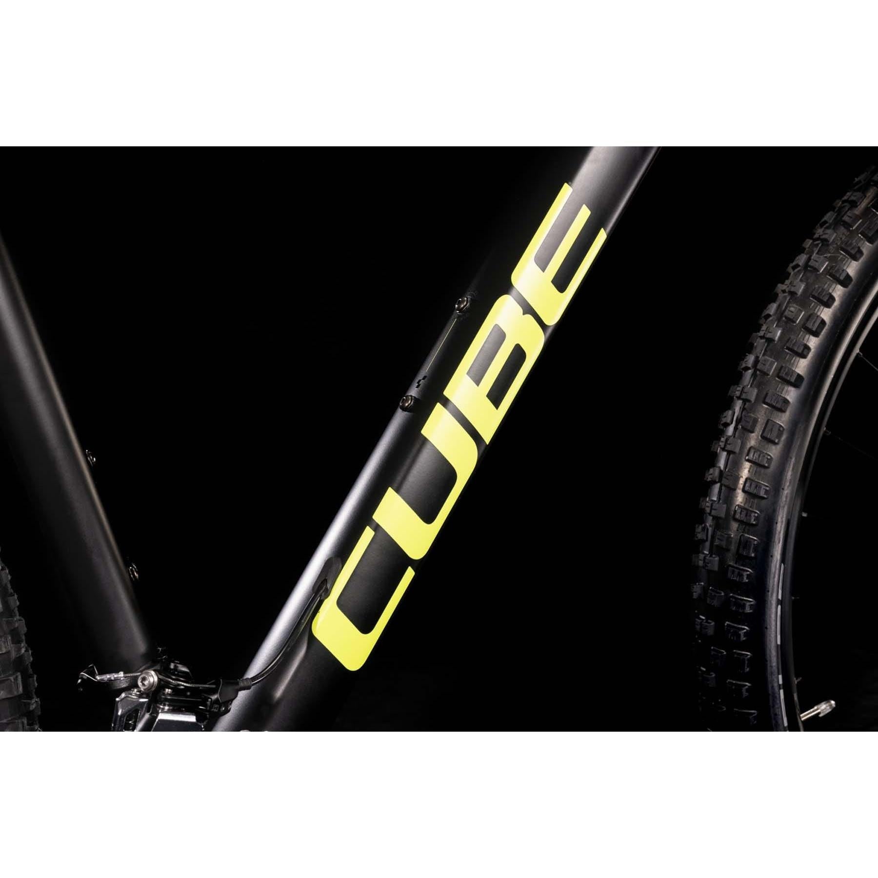 Cube Race ONE Hardtail Mountain Bike Black Flashyellow