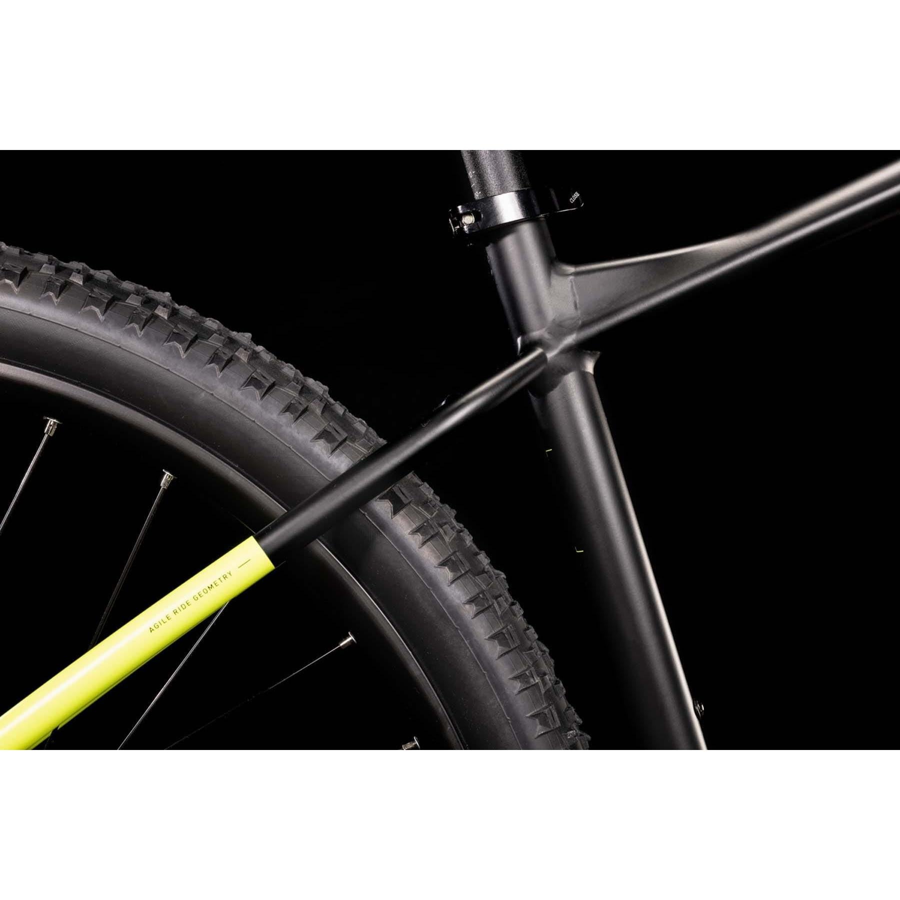 Cube Race ONE Hardtail Mountain Bike Black Flashyellow