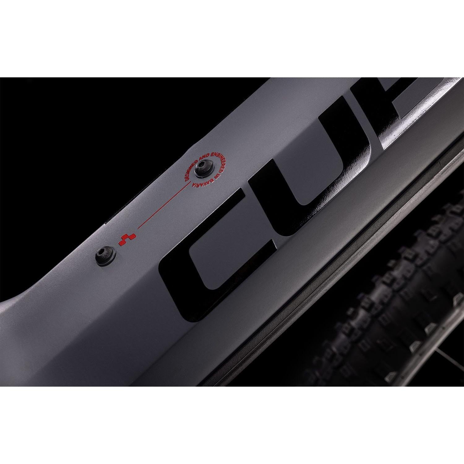 Cube Reaction Hybrid EXC 750 Electric Hardtail Mountain Bike Grey 'n' Red