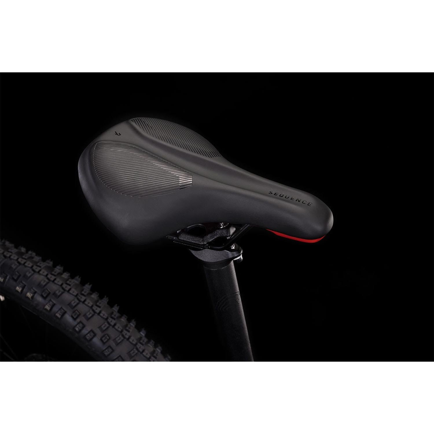 Cube Reaction Hybrid EXC 750 Electric Hardtail Mountain Bike Grey 'n' Red