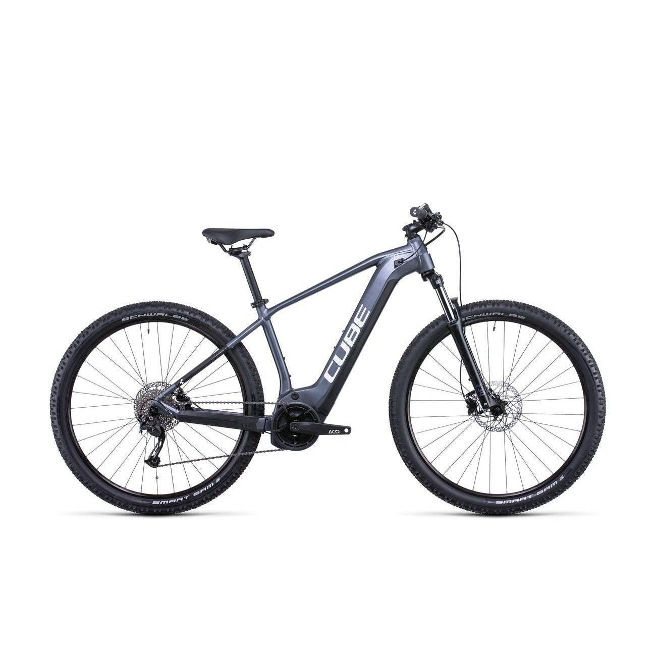 Cube Reaction Hybrid Performance 400 Electric Mountain Bike Grey (2022)