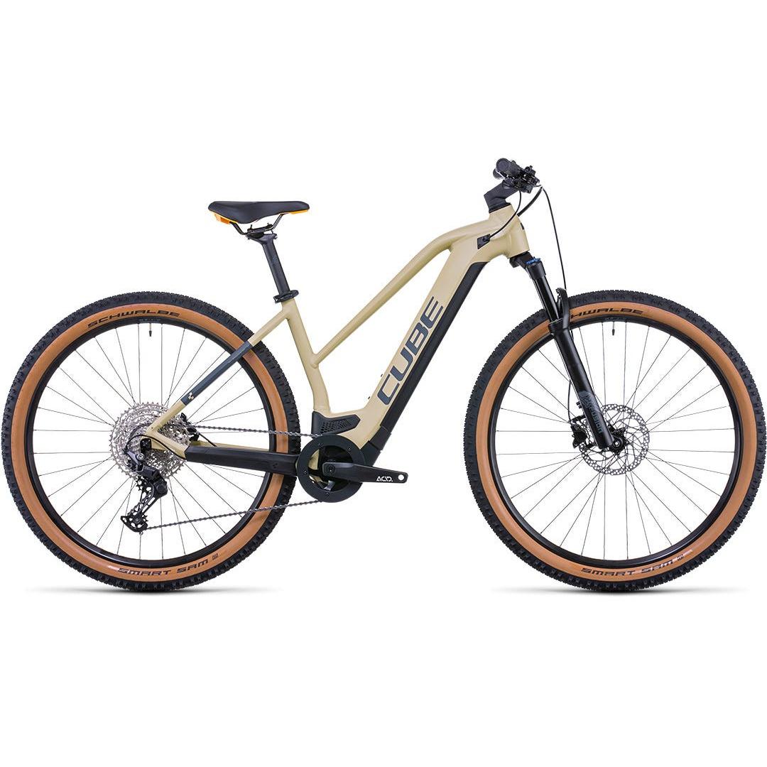 Cube Reaction Hybrid Pro 500 Trapeze Electric Hardtail Mountain Bike Desert 'n' Orange