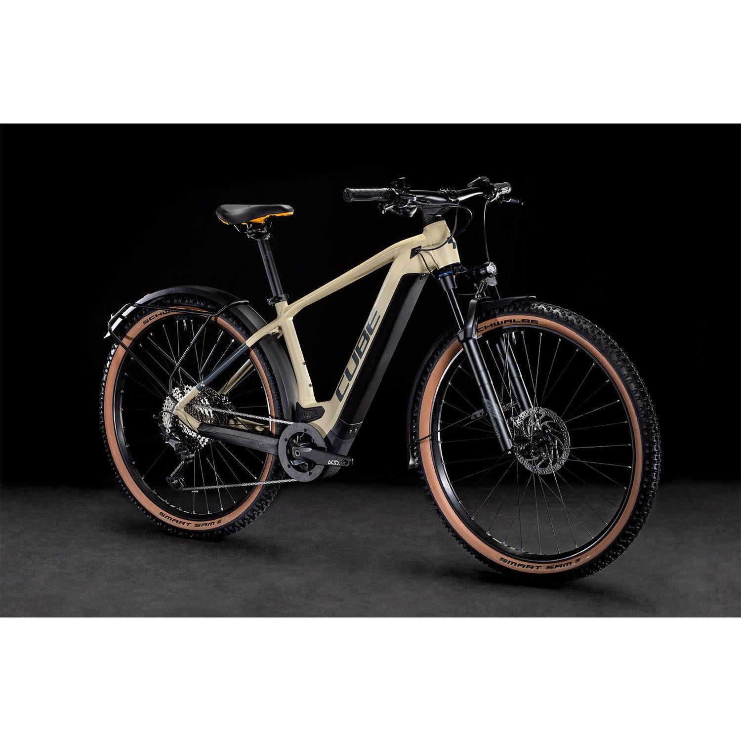 Cube Reaction Hybrid Pro 625 Allroad Electric Hardtail Mountain Bike Desert 'n' Orange