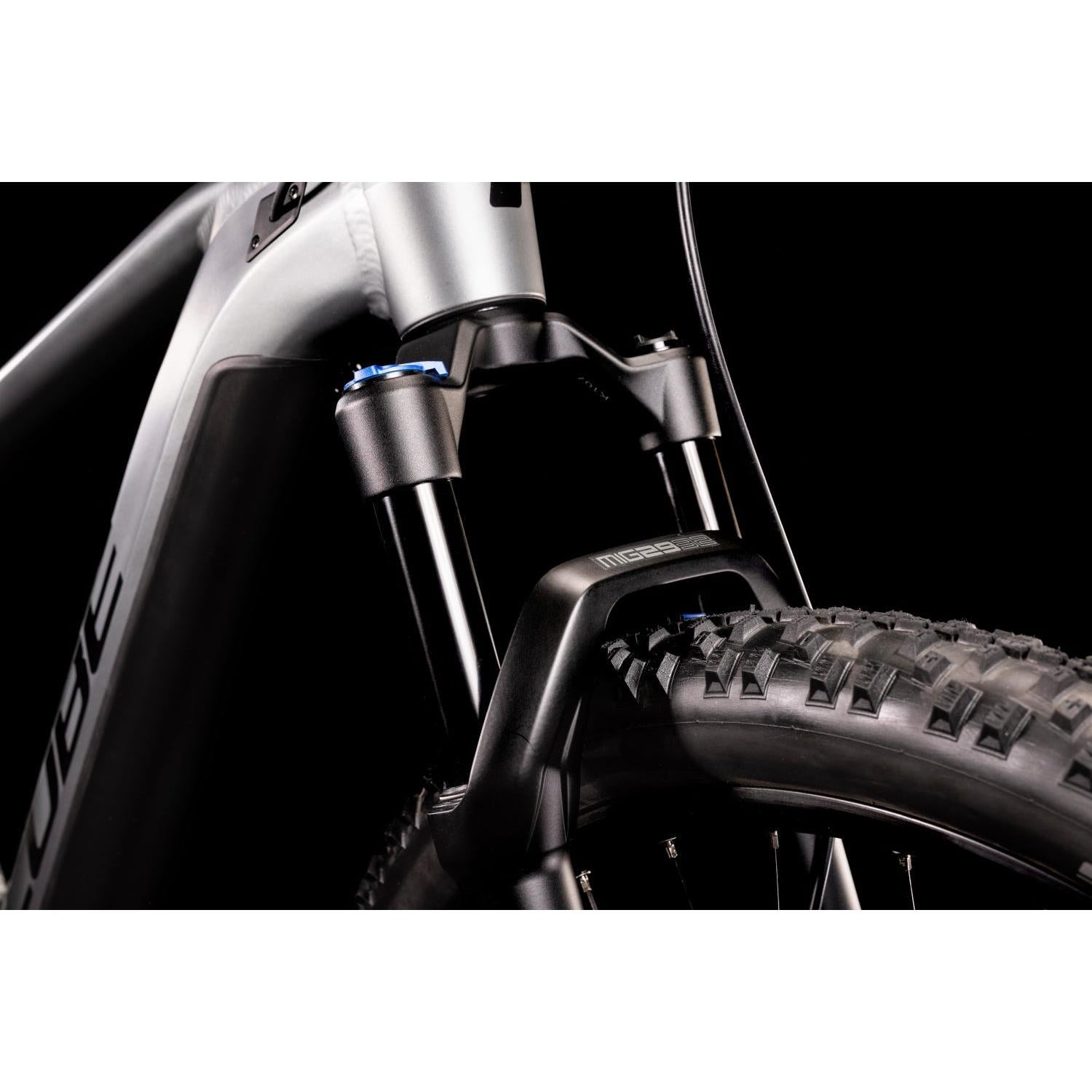 Cube Reaction Hybrid Pro 625 Trapeze Electric Hardtail Mountain Bike Flash Grey 'n' Green