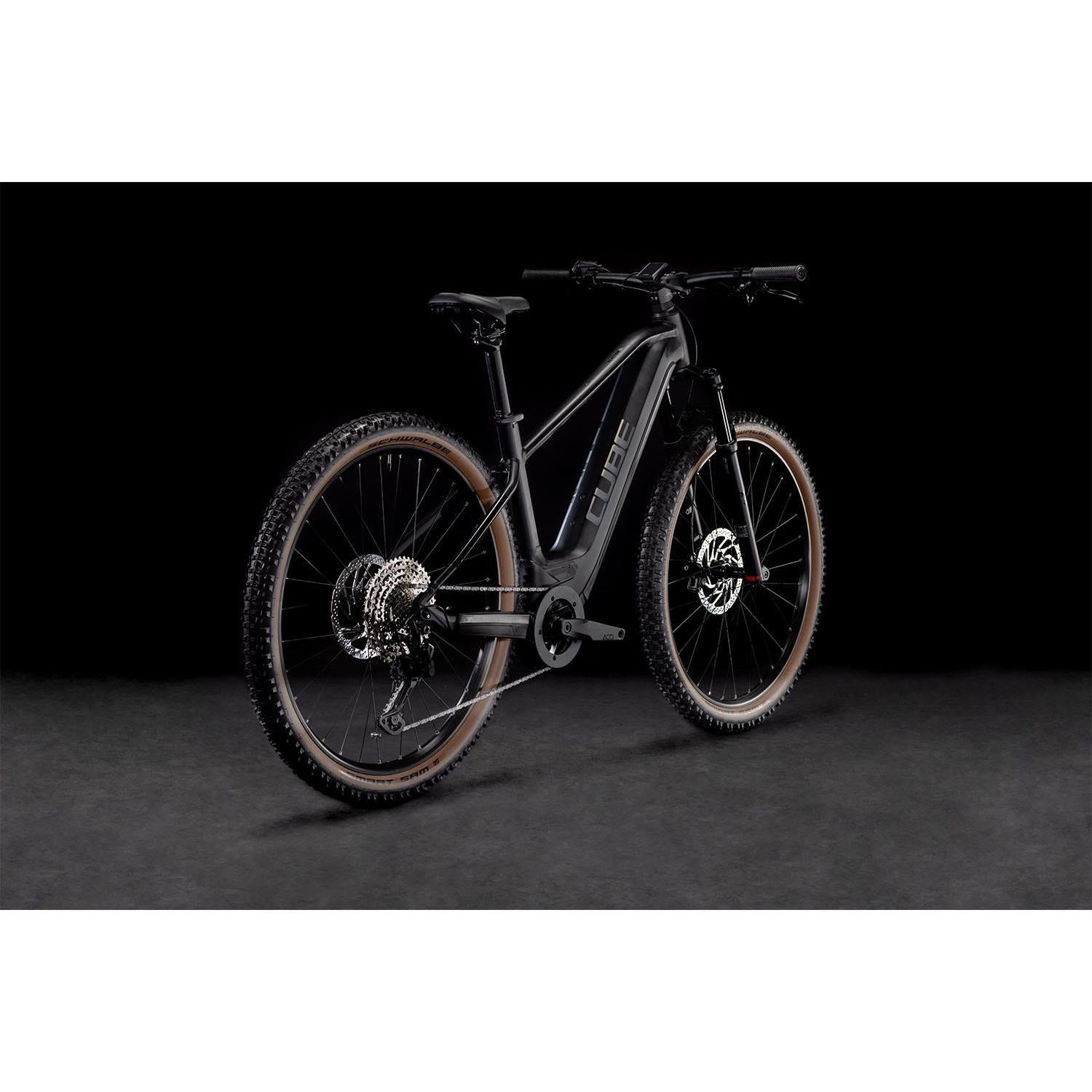 Cube Reaction Hybrid SL 750 Electric Mountain Bike Black 'n' Metal – 99 Bikes