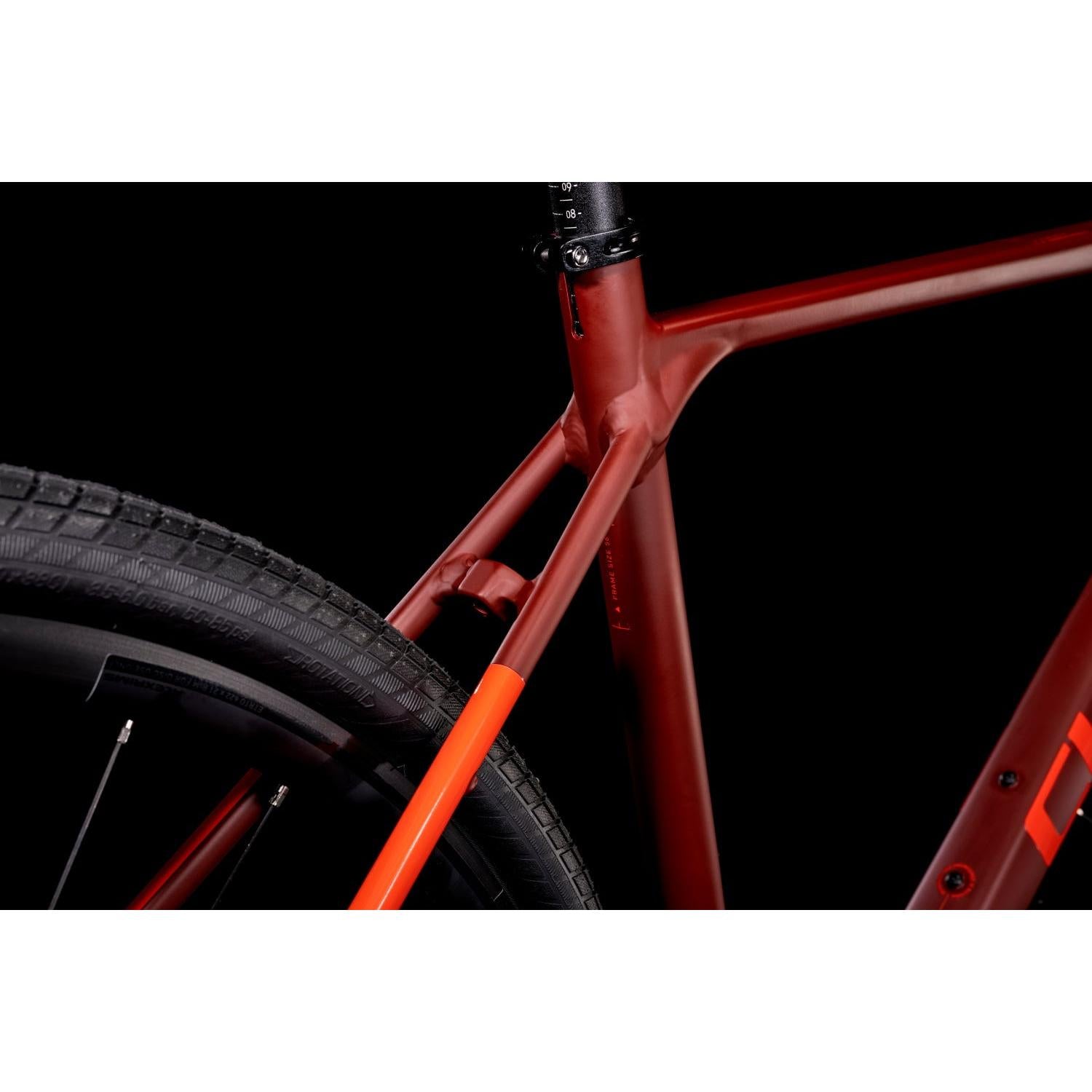 Cube SL Road Flat Bar Road Bike Dark Red 'n' Red