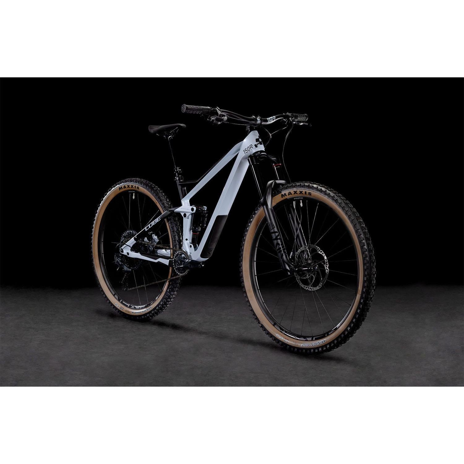 Cube Stereo 150 C:62 Race Dual Suspension Mountain Bike Flash White 'n' Carbon