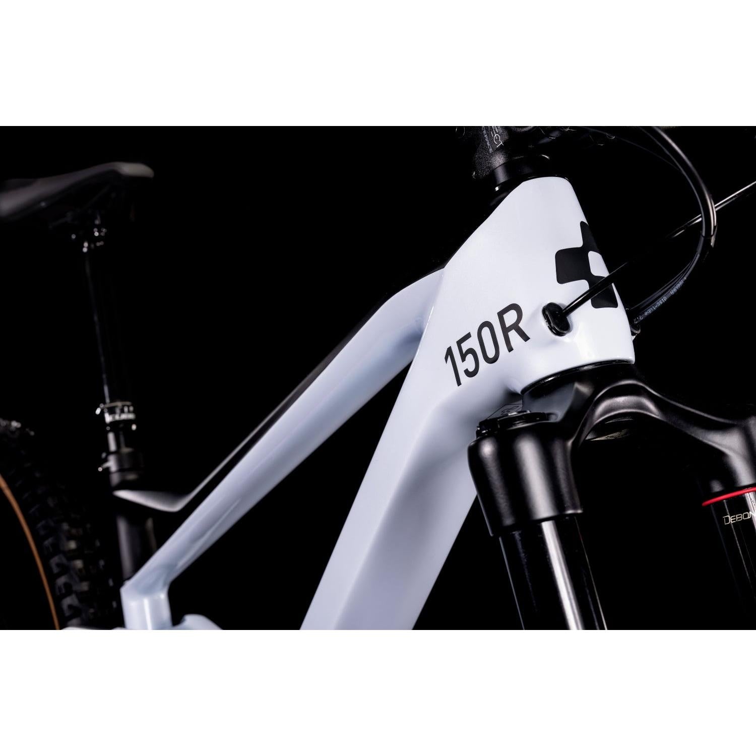 Cube Stereo 150 C:62 Race Dual Suspension Mountain Bike Flash White 'n' Carbon