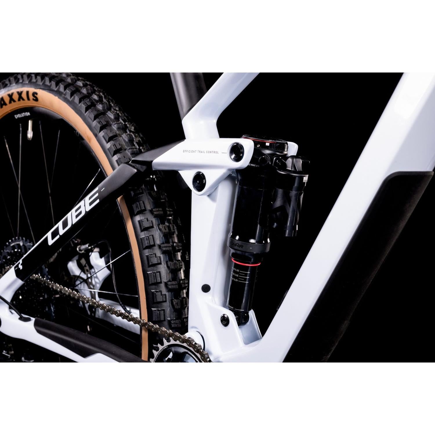 Cube Stereo 150 C:62 Race Dual Suspension Mountain Bike Flash White 'n' Carbon