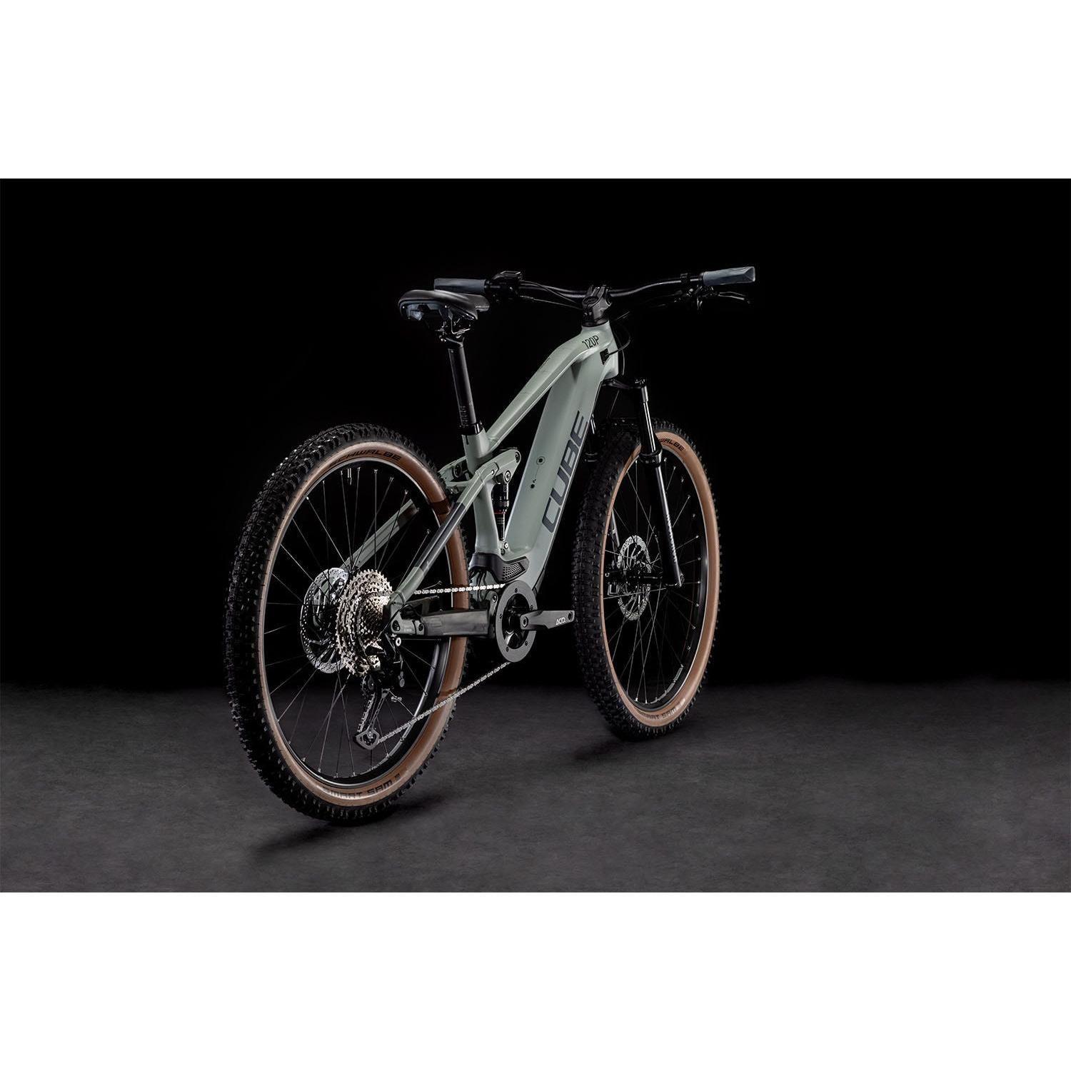 Cube Stereo Hybrid 120 Pro 625 Electric Dual Suspension Mountain Bike Lunar Grey