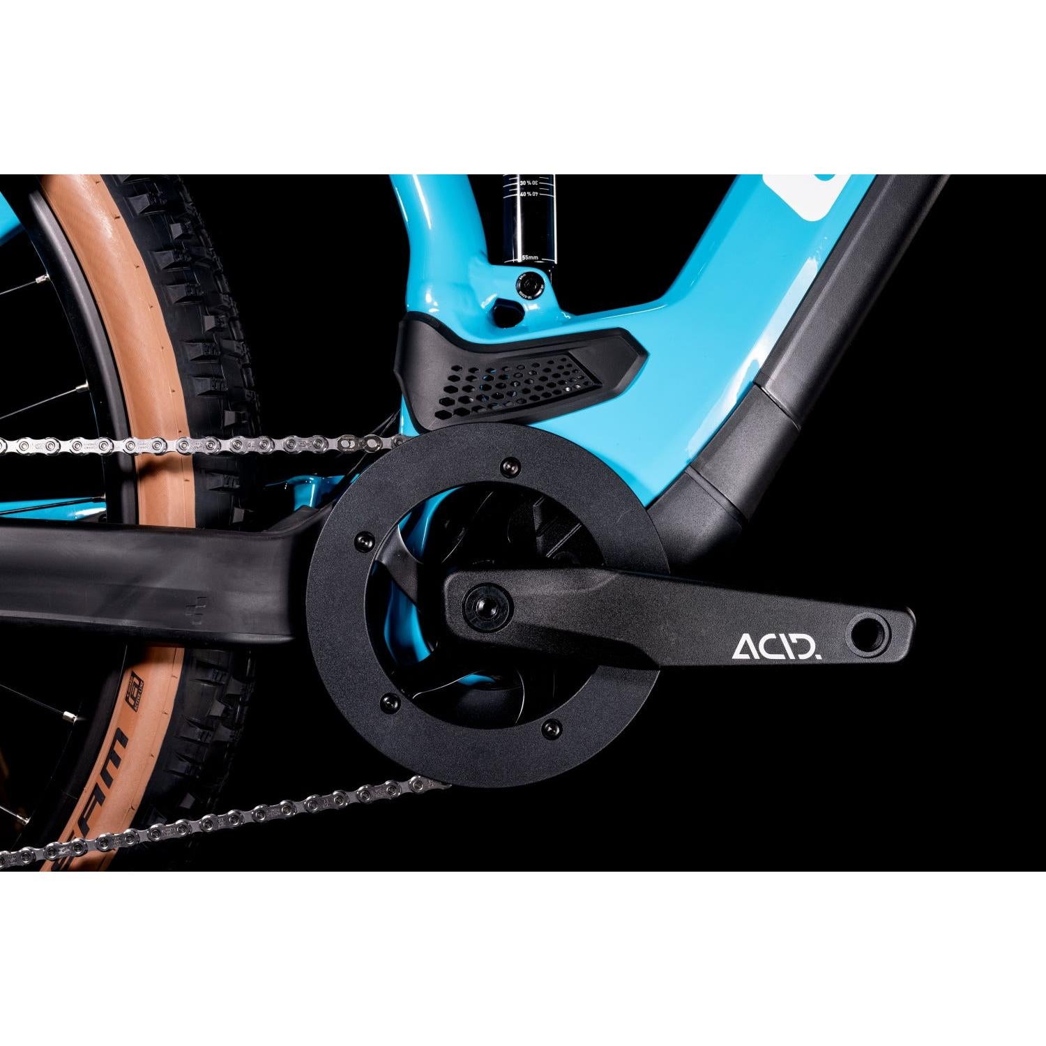 cube stereo hybrid 120 pro 625 sky blue ́n ́white Cube Stereo Hybrid 120 Pro 625 Electric Dual Suspension Mountain Bike Sky Blue 'n' White XS
