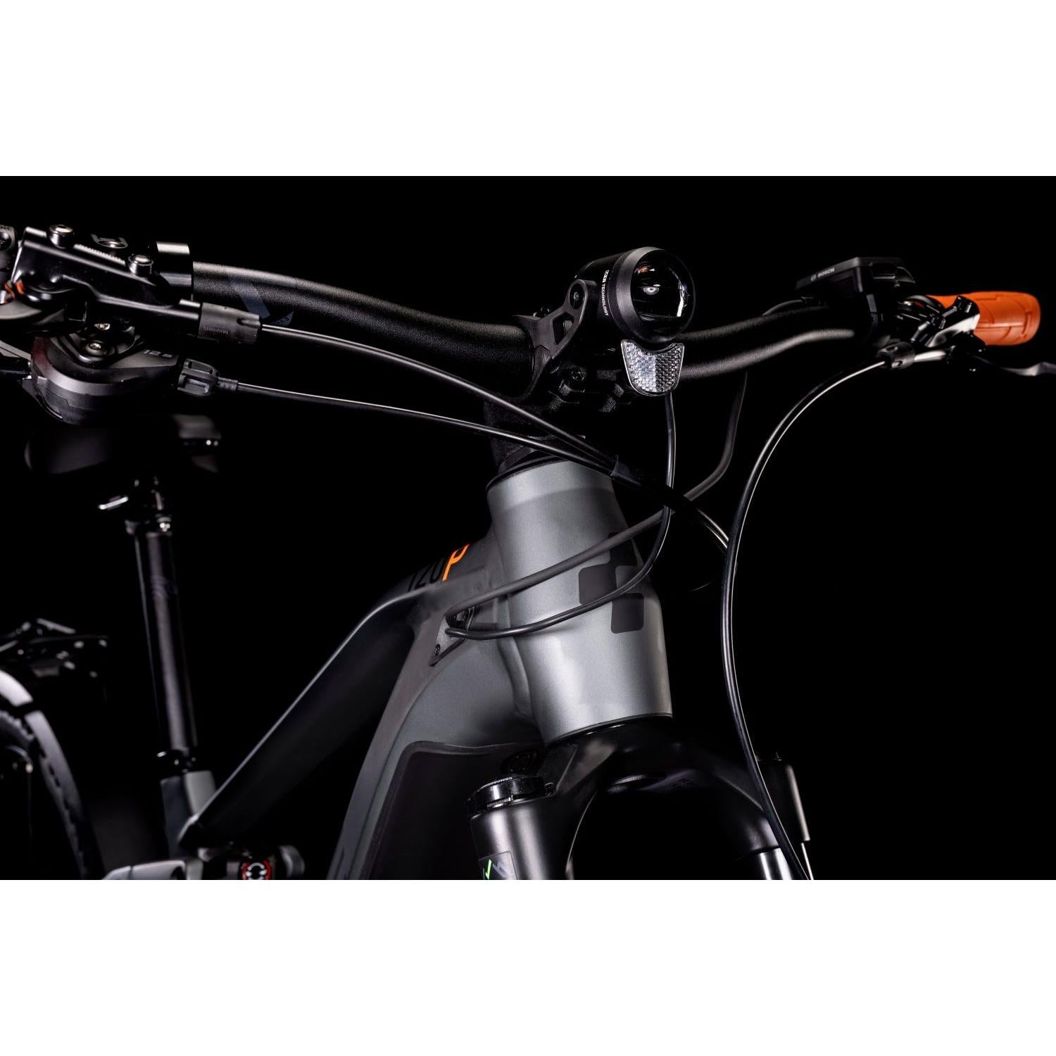 Cube Stereo Hybrid 120 Pro All Road 625 Dual Suspension Mountain Bike Grey 'n' Orange