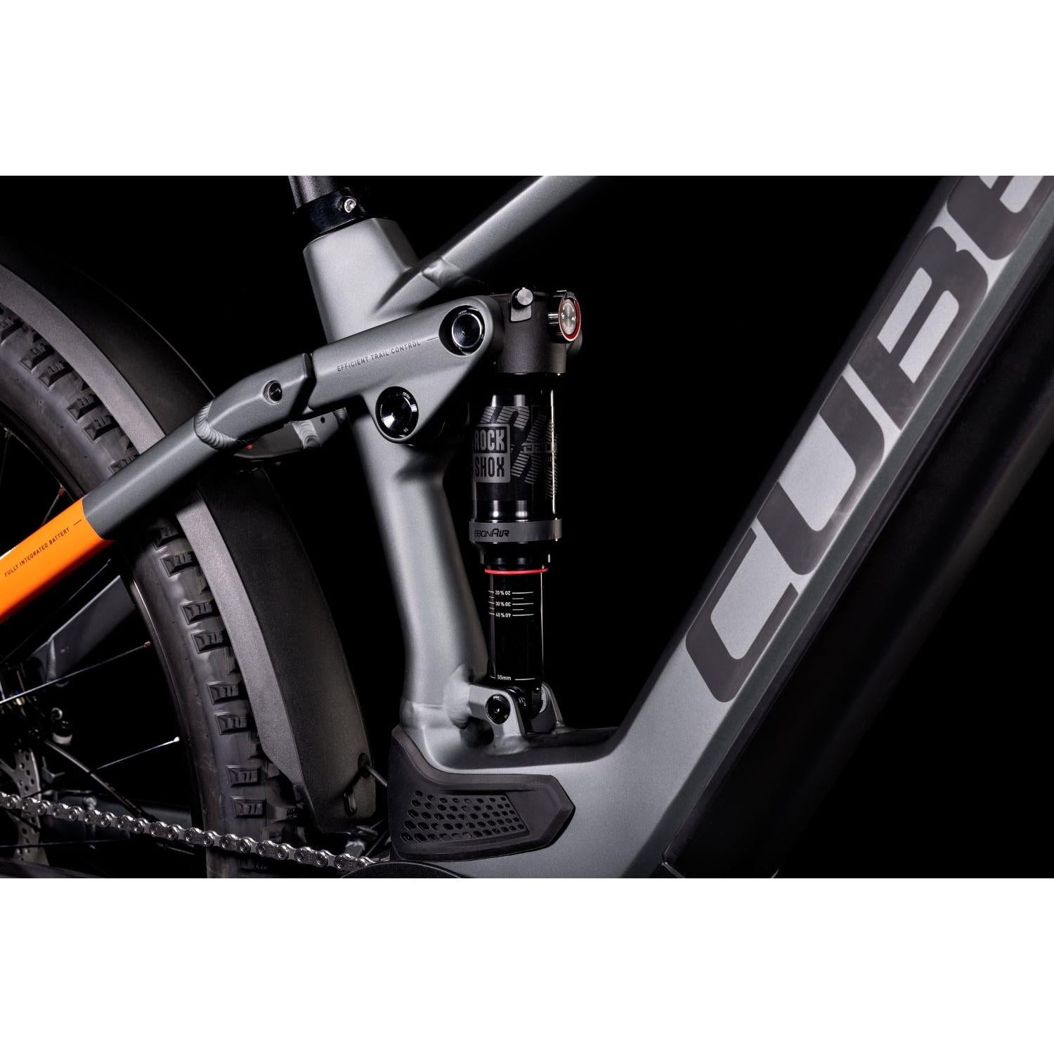 Cube Stereo Hybrid 120 Pro All Road 625 Dual Suspension Mountain Bike Grey 'n' Orange