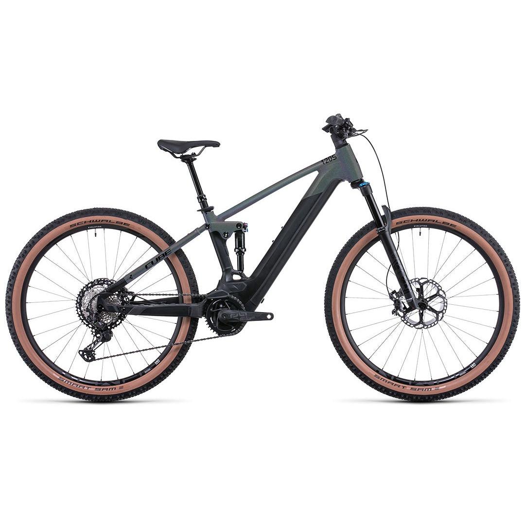 Cube Stereo Hybrid 120 SLT 750 Electric Dual Suspension Mountain Bike Prizmblack 'n' Black
