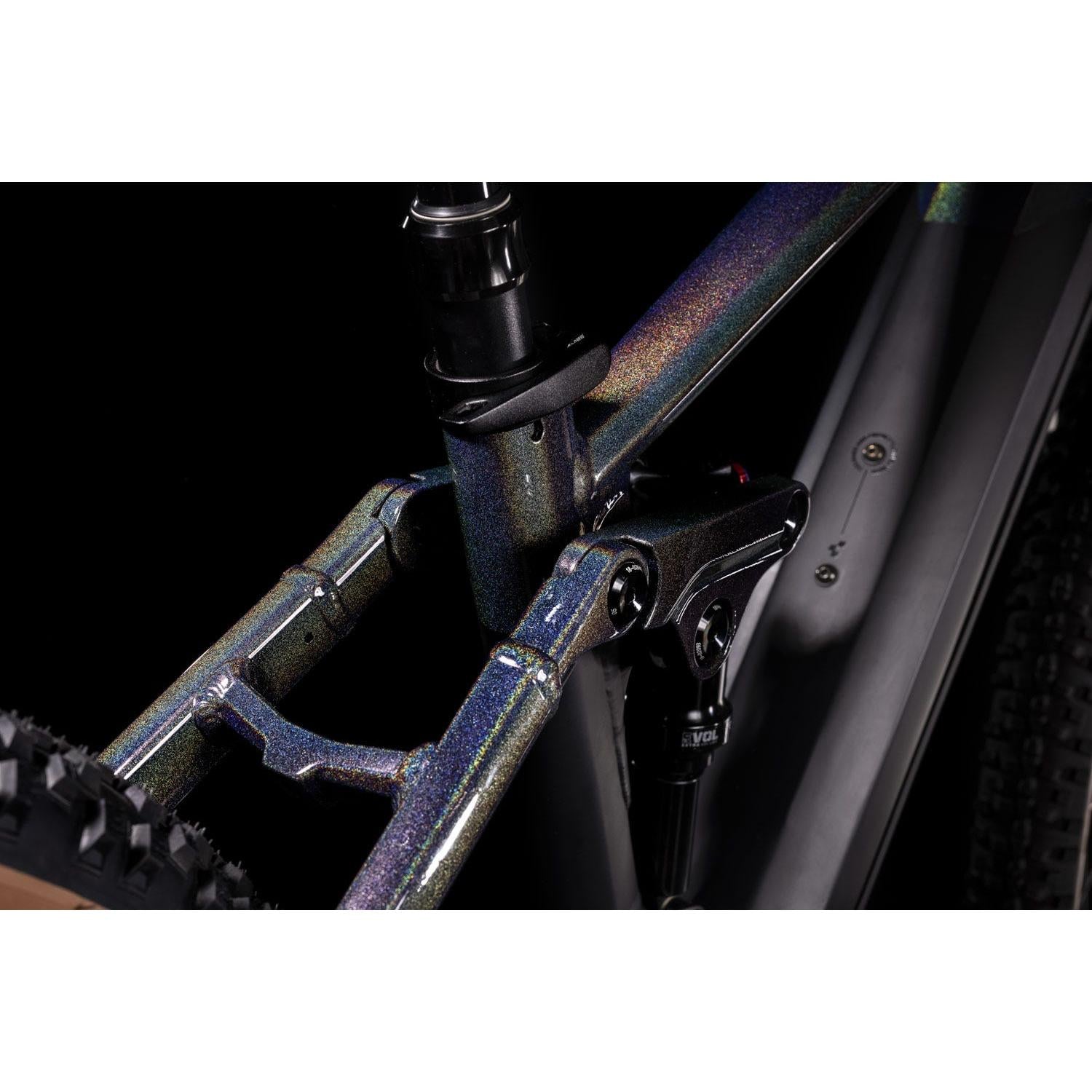 Cube Stereo Hybrid 120 SLT 750 Electric Dual Suspension Mountain Bike Prizmblack 'n' Black