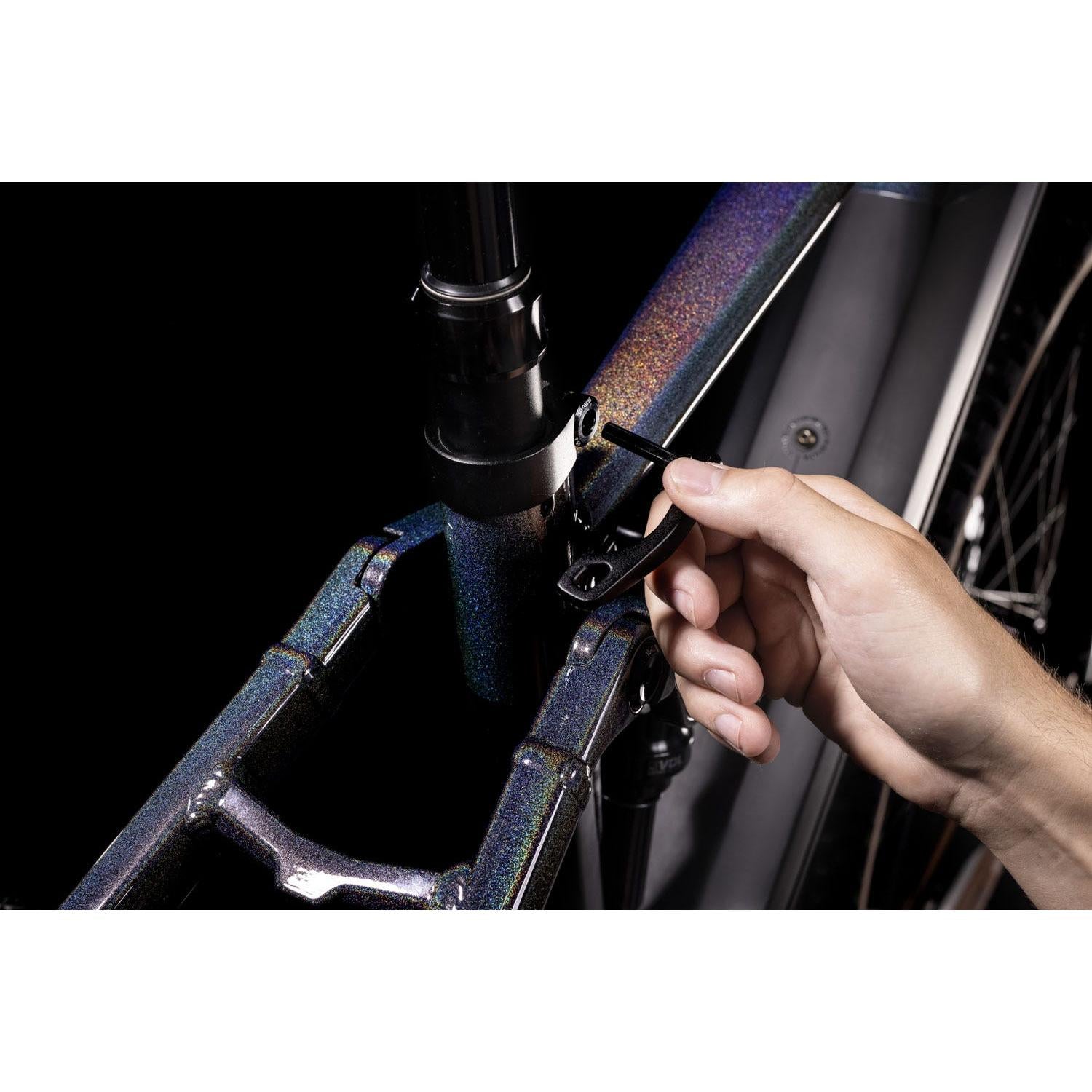 Cube Stereo Hybrid 120 SLT 750 Electric Dual Suspension Mountain Bike Prizmblack 'n' Black