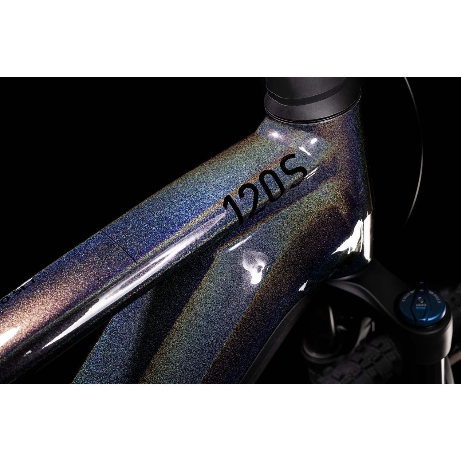 Cube Stereo Hybrid 120 SLT 750 Electric Dual Suspension Mountain Bike Prizmblack 'n' Black