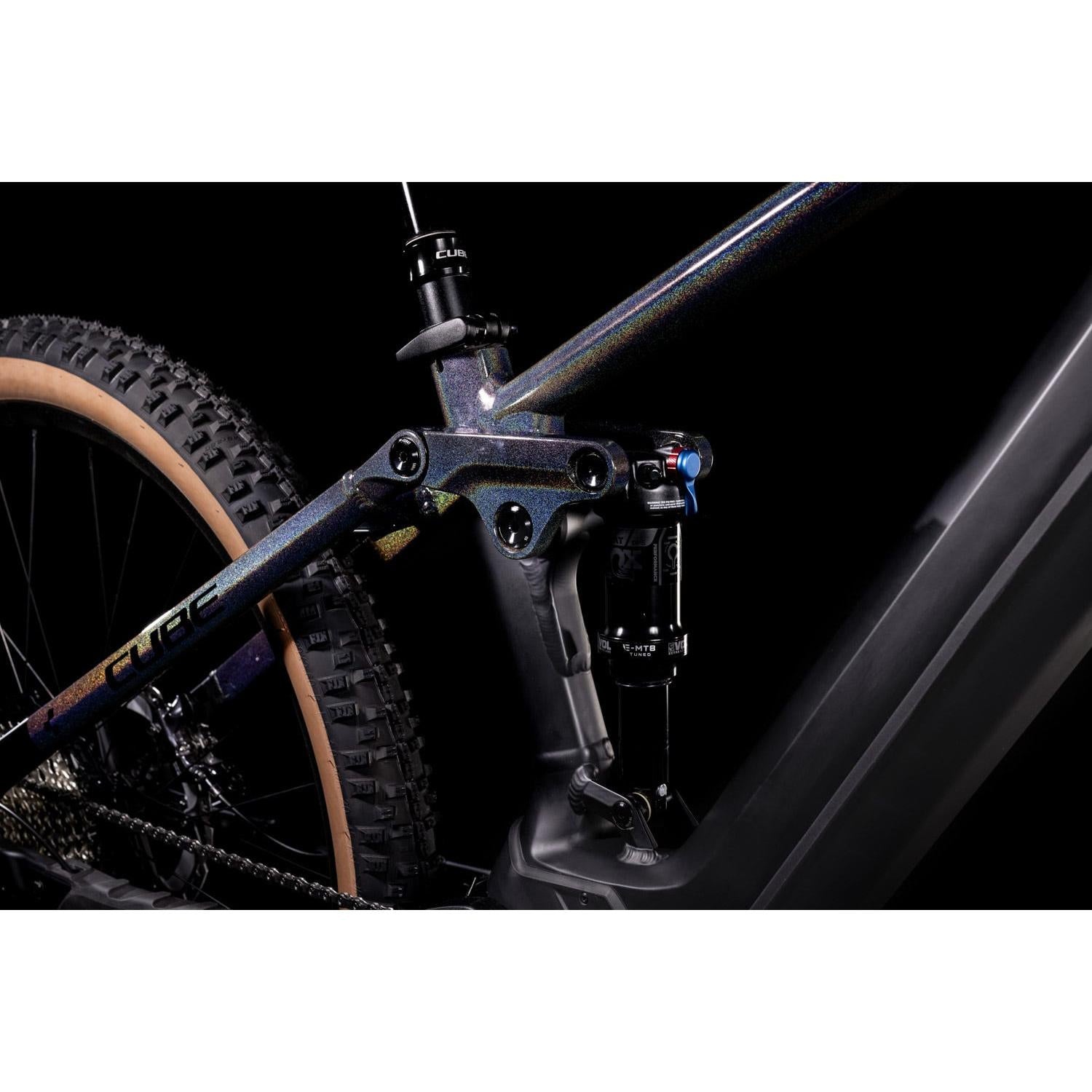 Cube Stereo Hybrid 120 SLT 750 Electric Dual Suspension Mountain Bike Prizmblack 'n' Black