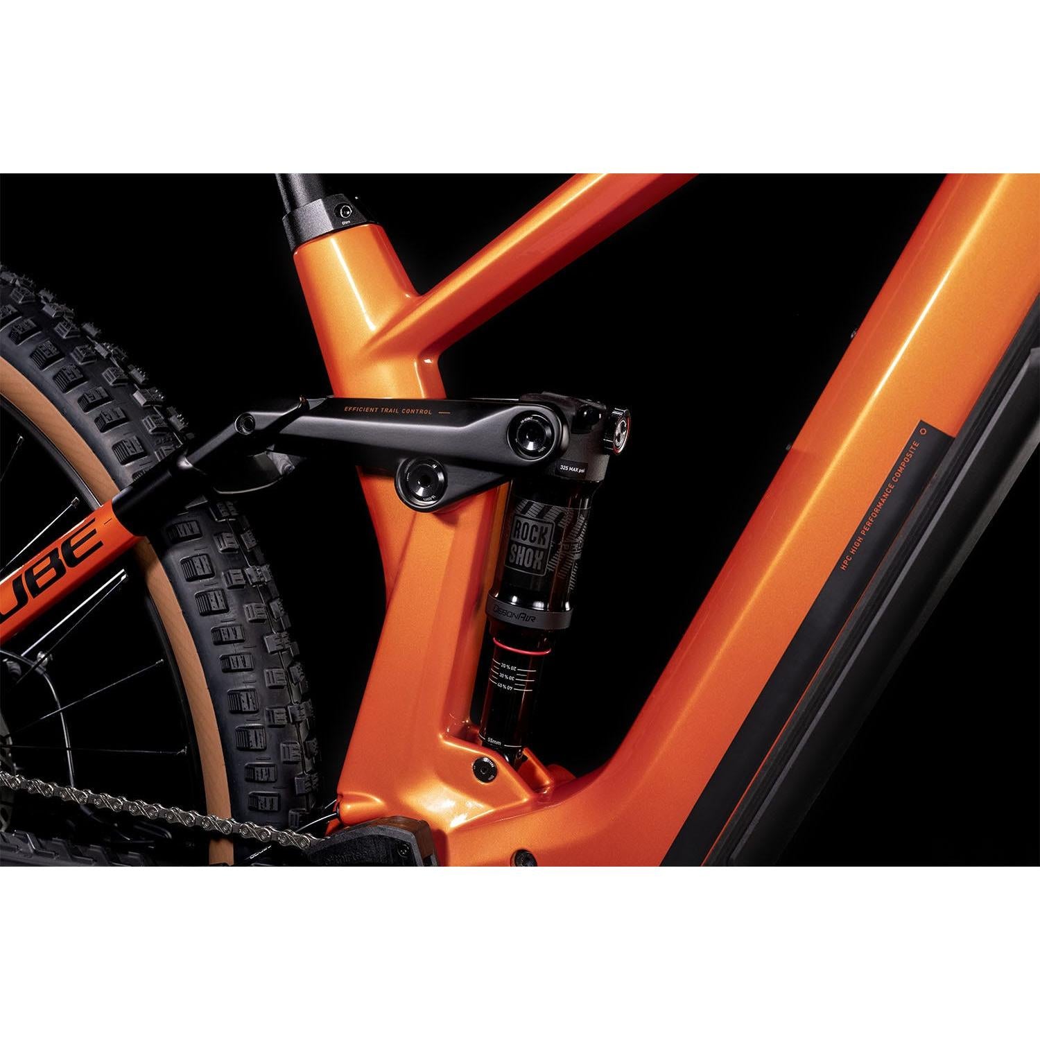 Cube Stereo Hybrid 140 HPC Pro 625 Dual Suspension Mountain Bike 27.5'' Orange 'n' Black