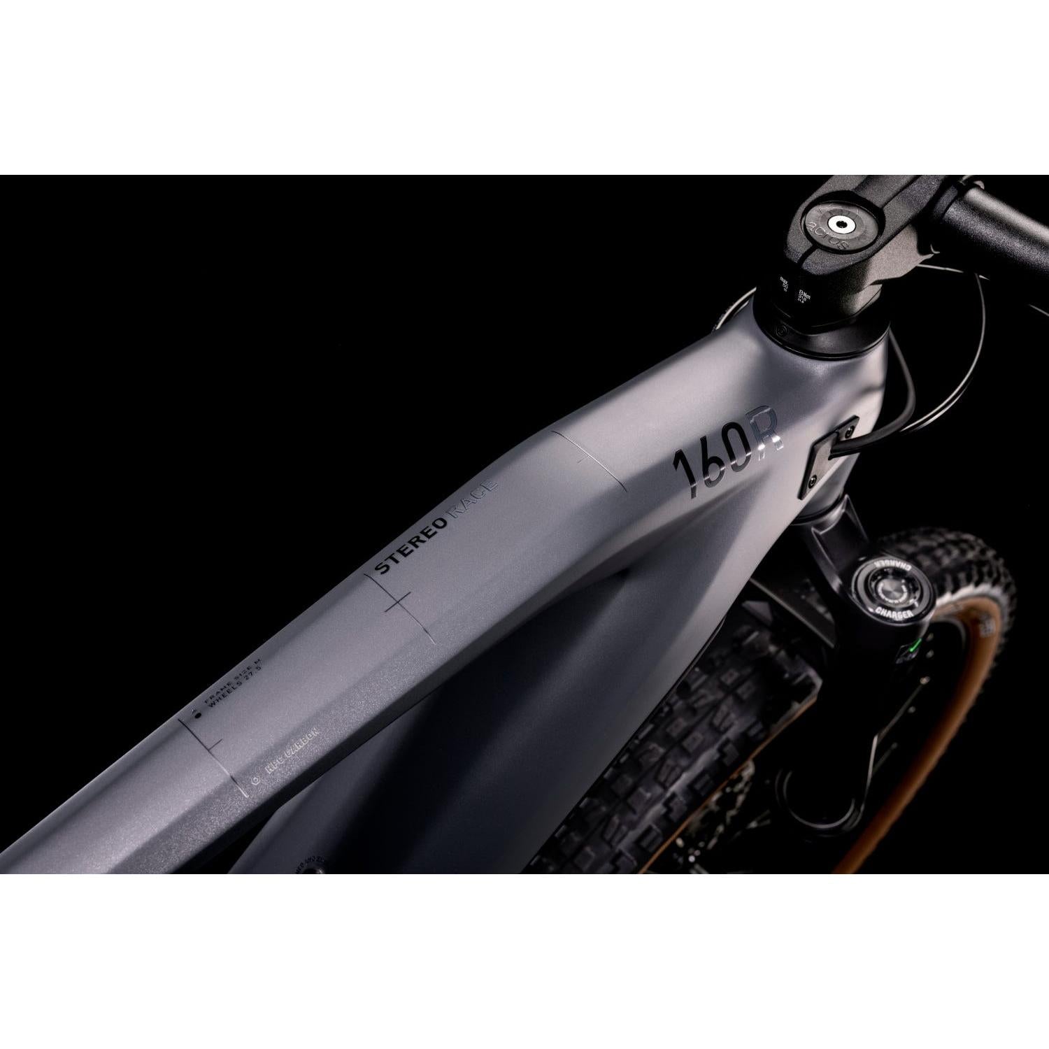 Cube Stereo Hybrid 160 HPC Race 625 Dual Suspension Mountain Bike 27.5'' Grey