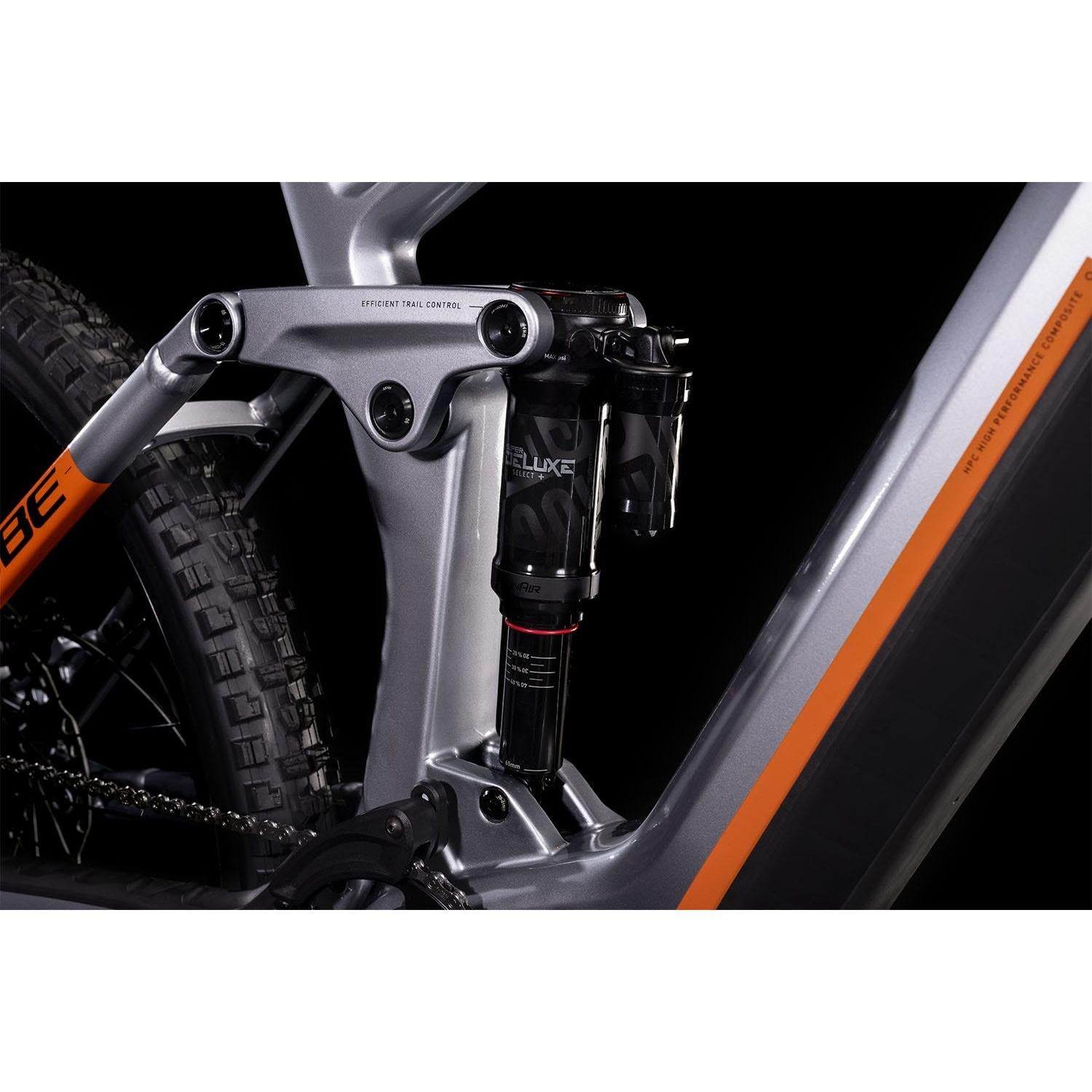 Cube Stereo Hybrid 160 HPC SL 625 Dual Suspension Electric Mountain Bike 27.5'' Polar Silver 'n' Orange