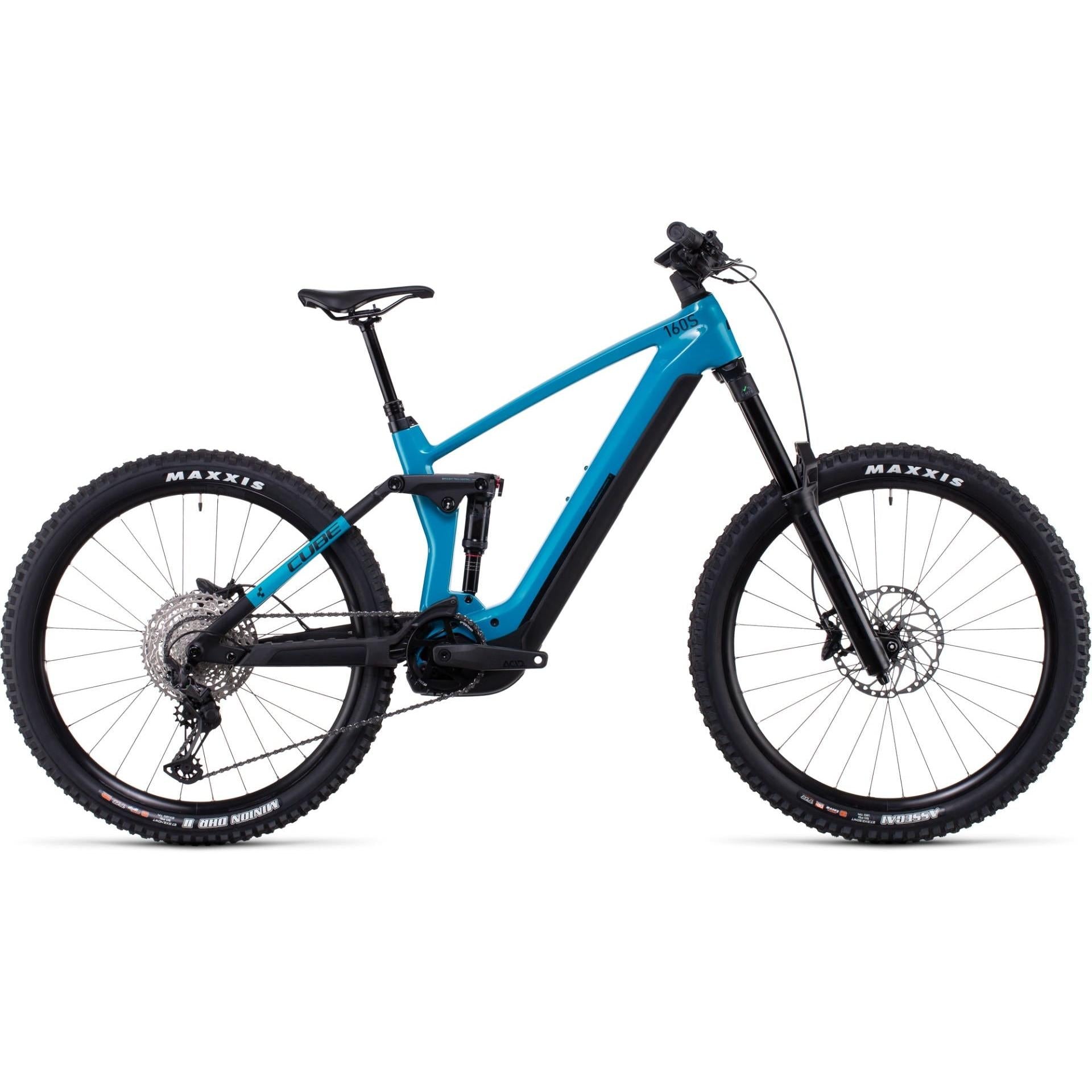 Cube Stereo Hybrid 160 HPC SL 750 27.5 Dual Suspension Electric Mountain Bike Aquamarine EURO SPEC