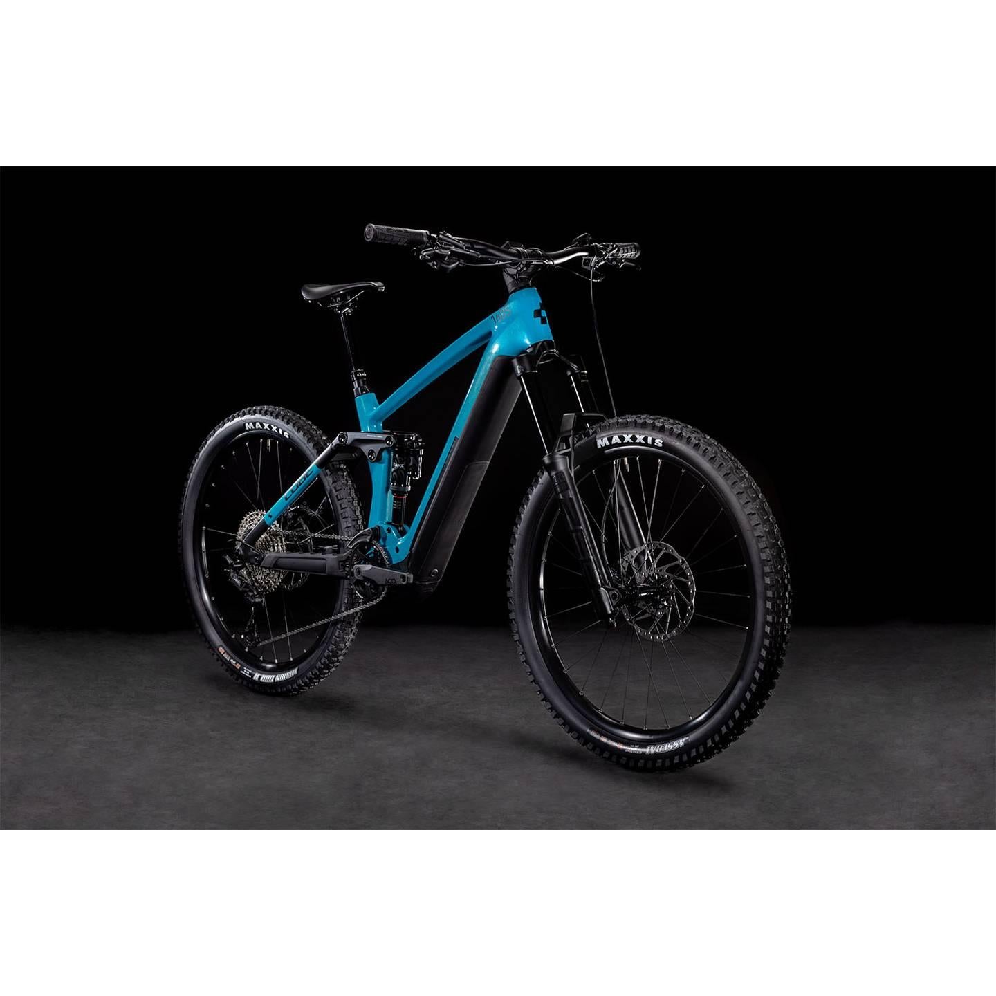 Cube Stereo Hybrid 160 HPC SL 750 27.5 Dual Suspension Electric Mountain Bike Aquamarine EURO SPEC