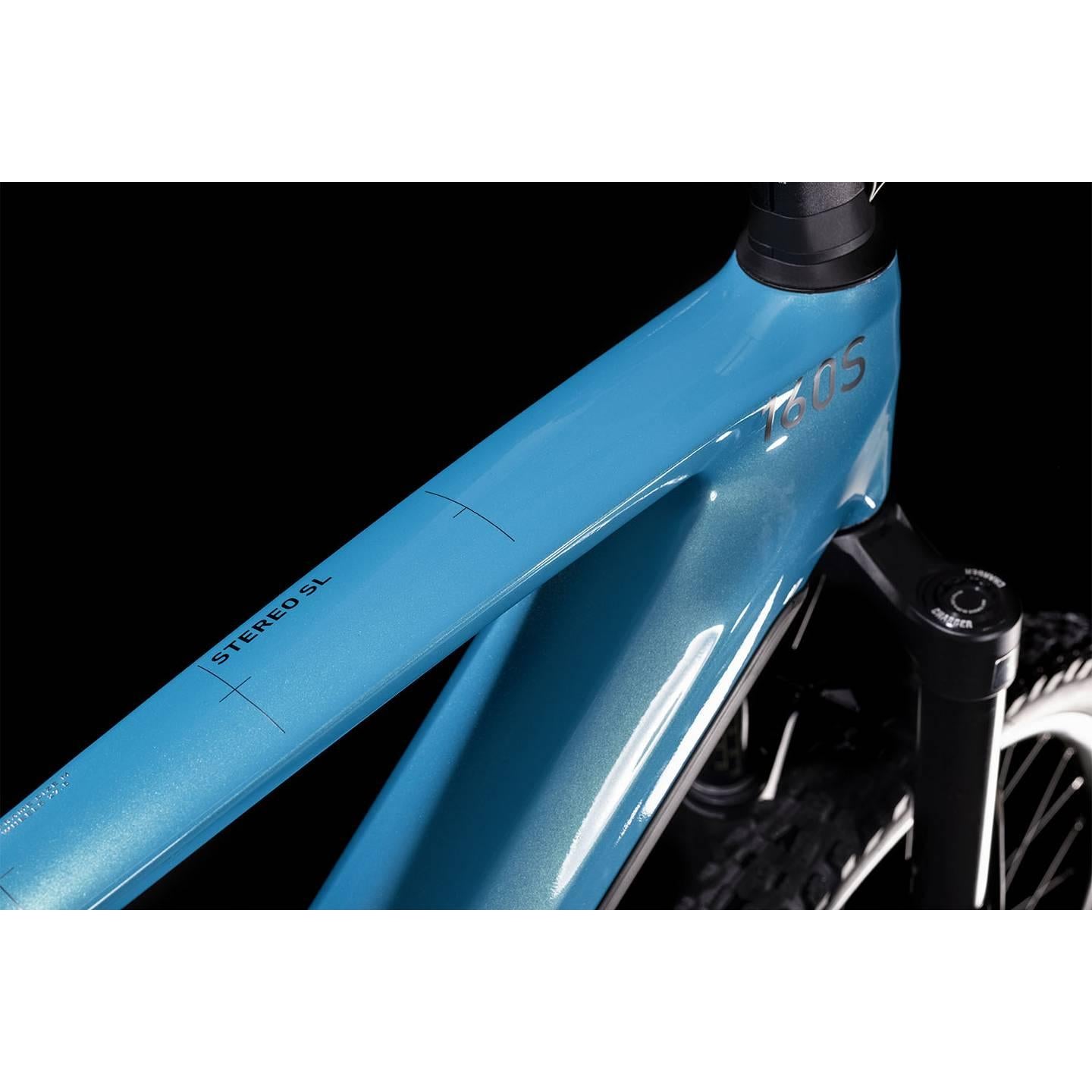 Cube Stereo Hybrid 160 HPC SL 750 27.5 Dual Suspension Electric Mountain Bike Aquamarine EURO SPEC