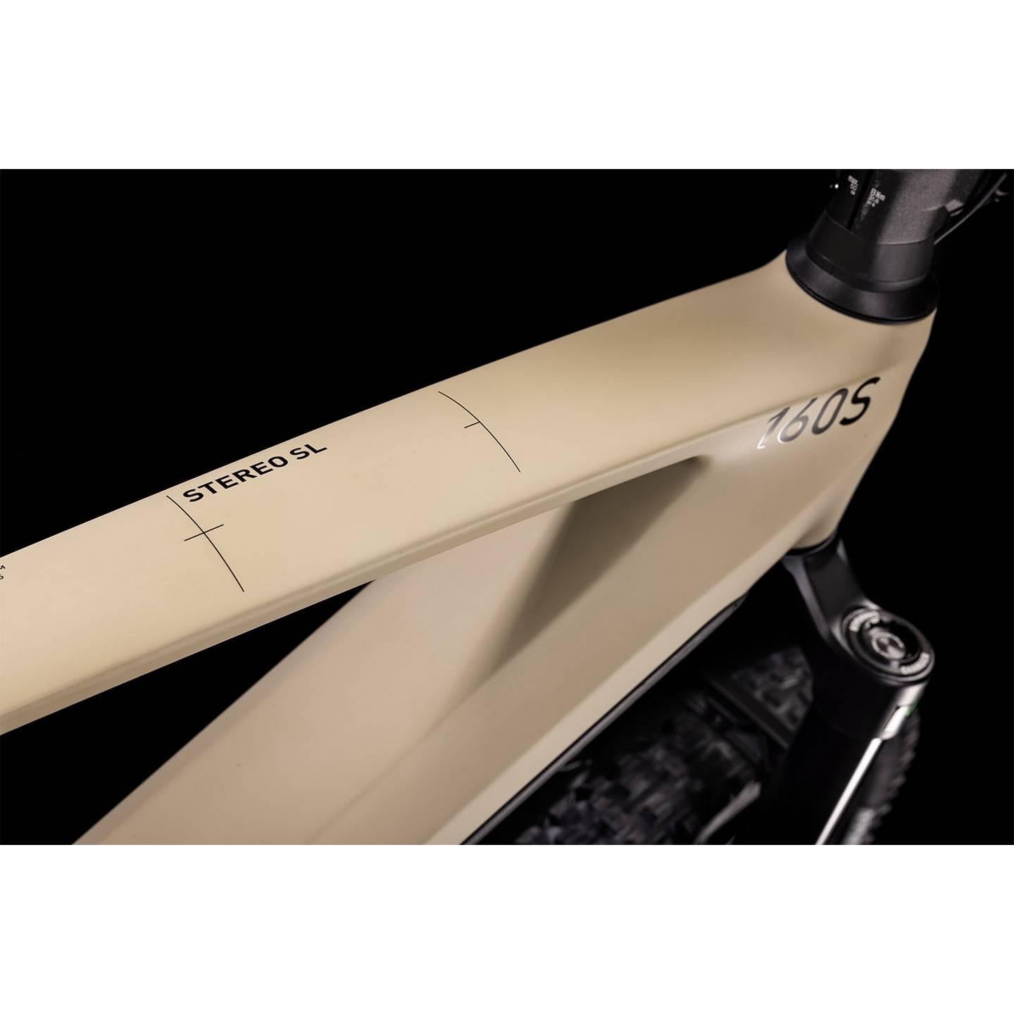 Cube Stereo Hybrid 160 HPC SL 750 27.5 Dual Suspension Electric Mountain Bike Desert EURO SPEC