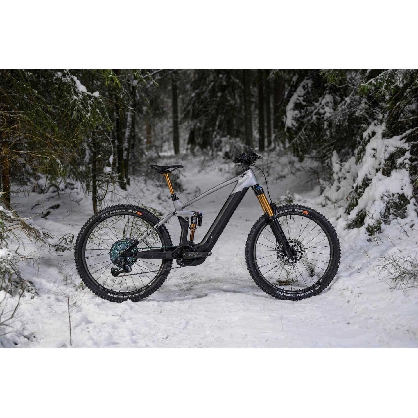 Cube Stereo Hybrid 160 HPC SLT 750 27.5 Dual Suspension Electric Mountain Bike Prizm Silver EURO SPEC