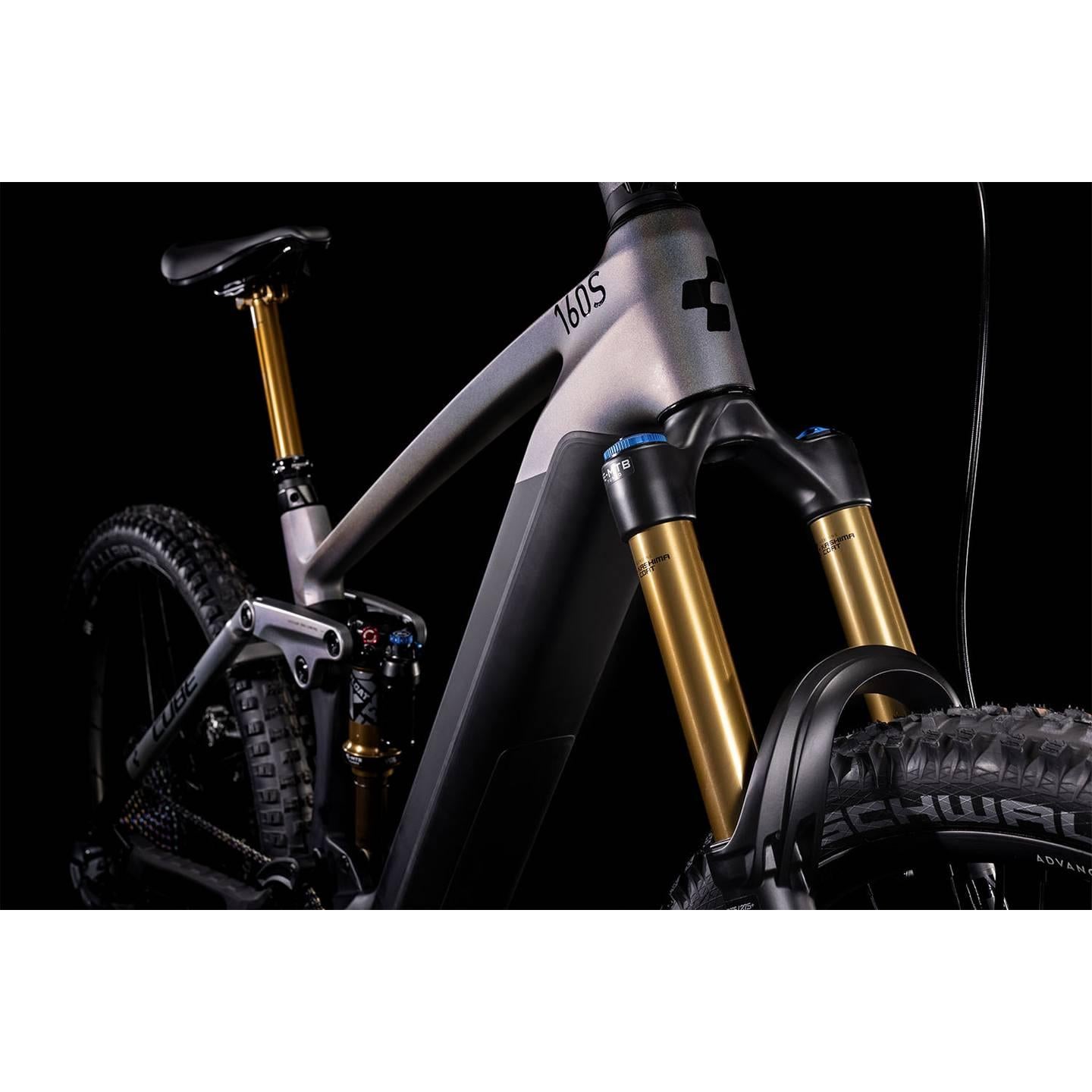Cube Stereo Hybrid 160 HPC SLT 750 27.5 Dual Suspension Electric Mountain Bike Prizm Silver EURO SPEC
