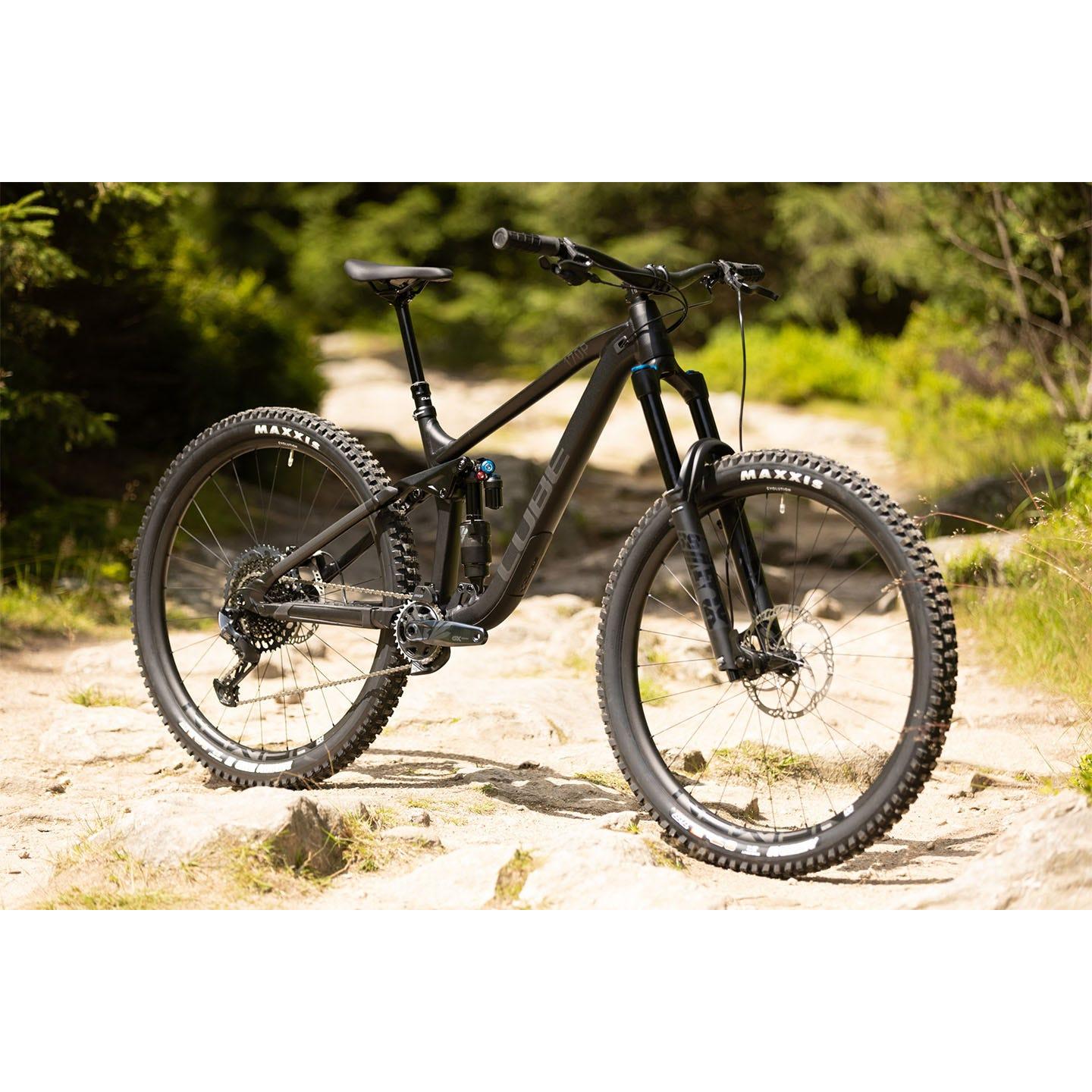 Cube Stereo ONE77 Pro Dual Suspension Mountain Bike Black Anodised