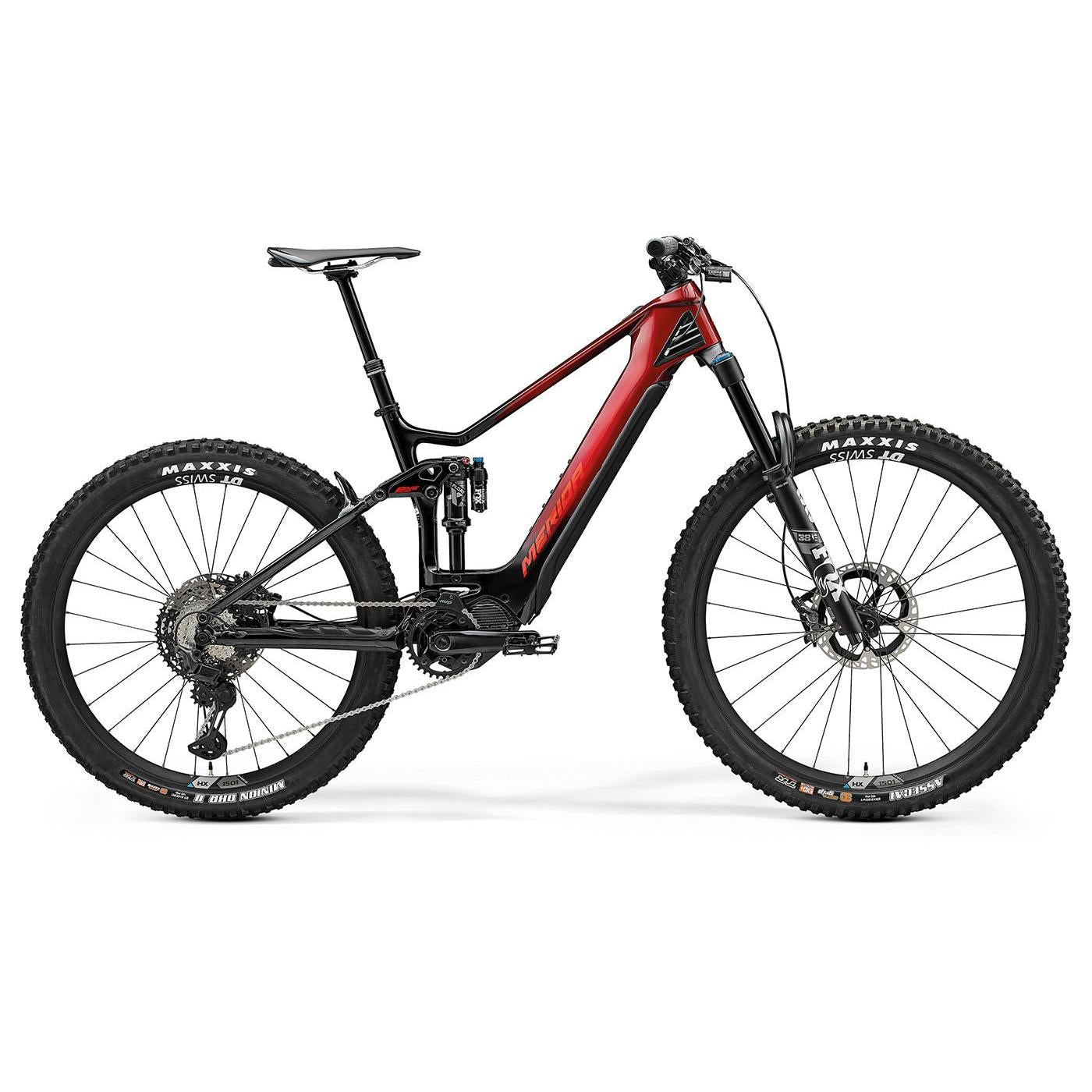 Merida eOne-Sixty 9000 Electric Mountain Bike Dark Strawberry/Black Fade