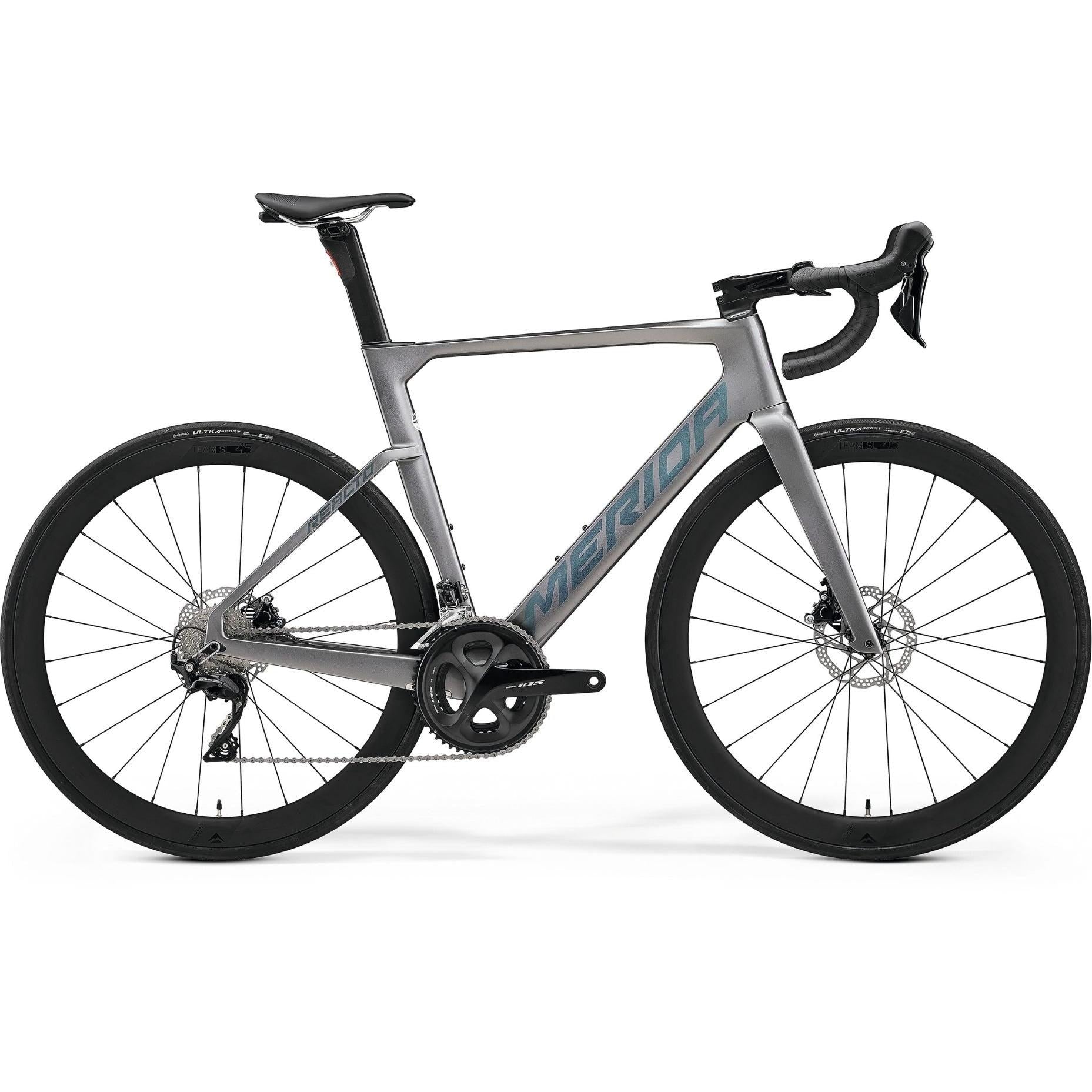 Merida Reacto Limited Road Bike Gunmetal Grey/Blue (2022)