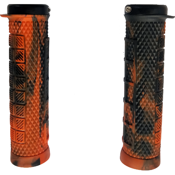 Ryfe BOSSA Single Lock On Pro Grips Marble Orange/Black