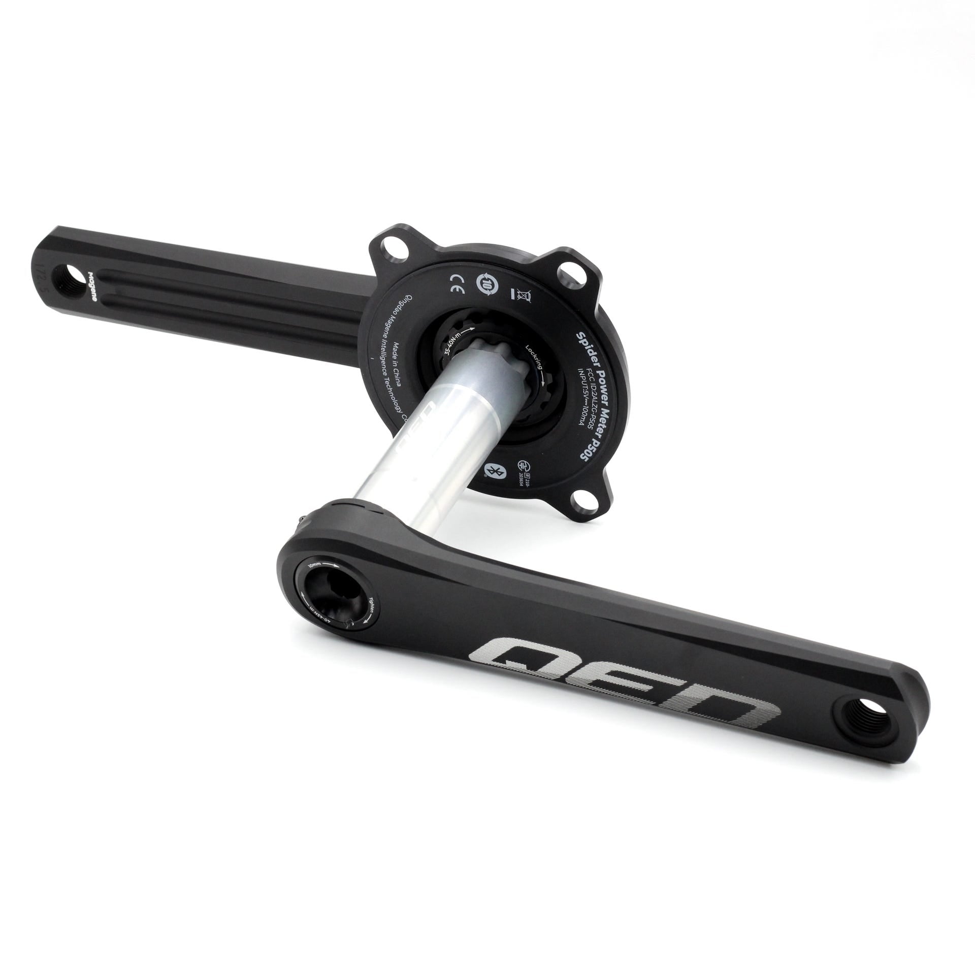 Magene QED P505 Spider + Road Bike 4 Bolt Crankset 172.5mm