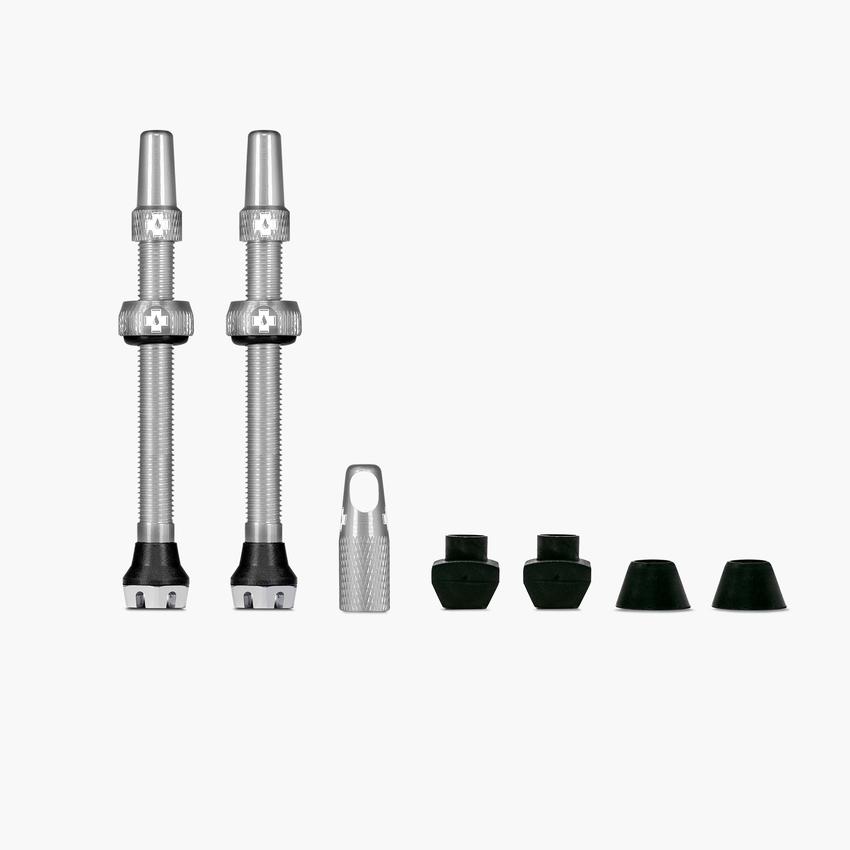 Muc-Off Tubeless Valve Kit V2 44mm Silver