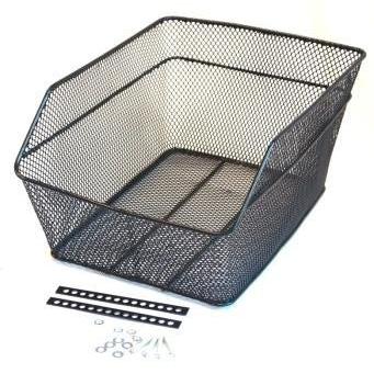 Compact Mesh Rear Basket Black