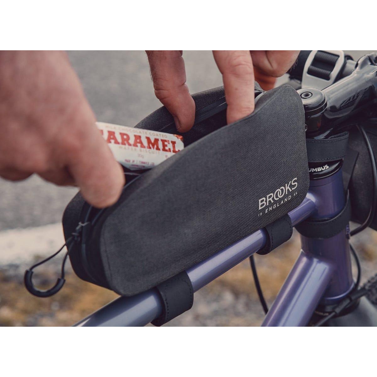 Brooks Scape Top Tube Bag with Straps 0.9L Black – 99 Bikes
