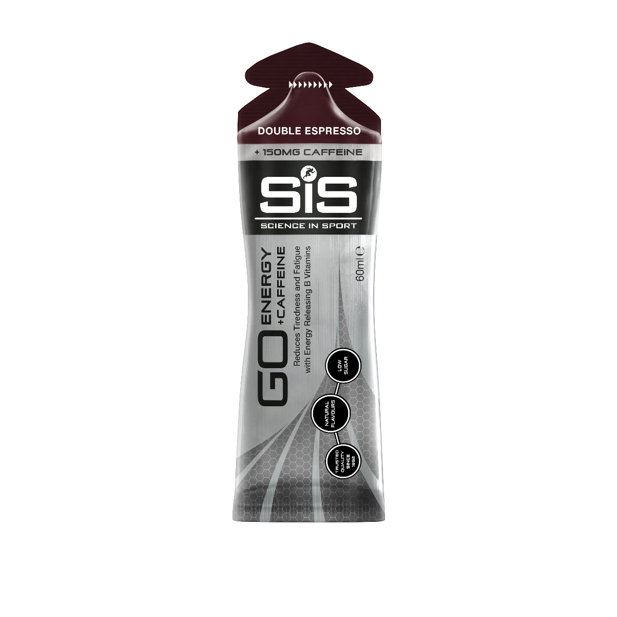 SIS GO PLUS Double Espresso Caffeinated Isotonic Energy Gel 60mL