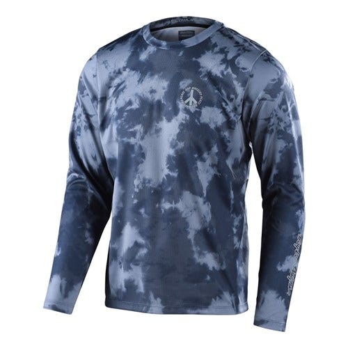 TLD Flowline Long Sleeve Jersey Plot Charcoal
